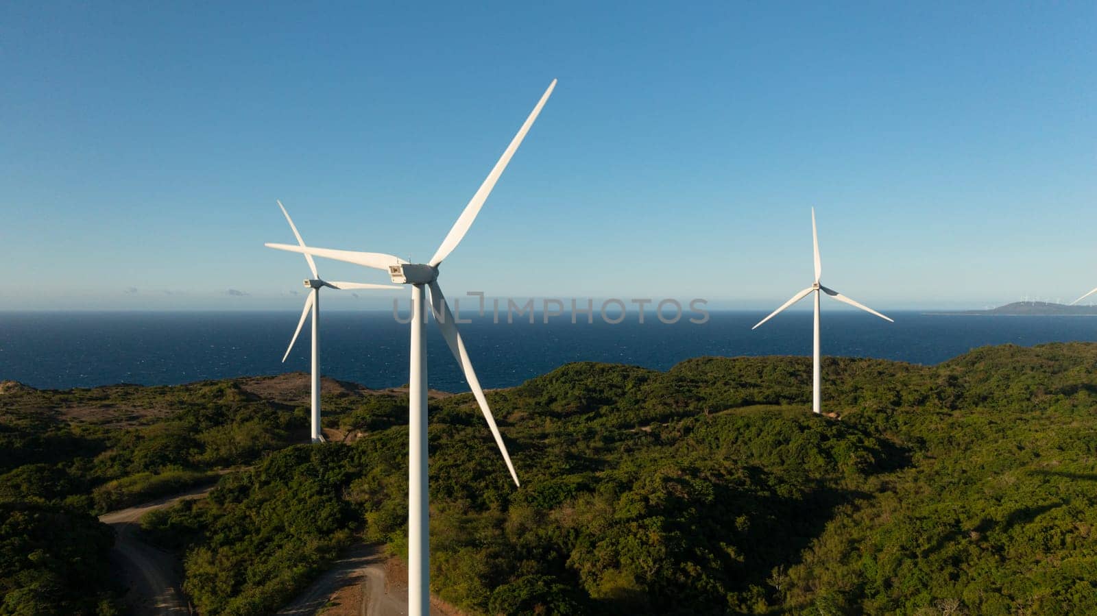 Windmills farm in Philippines. by Alexpunker