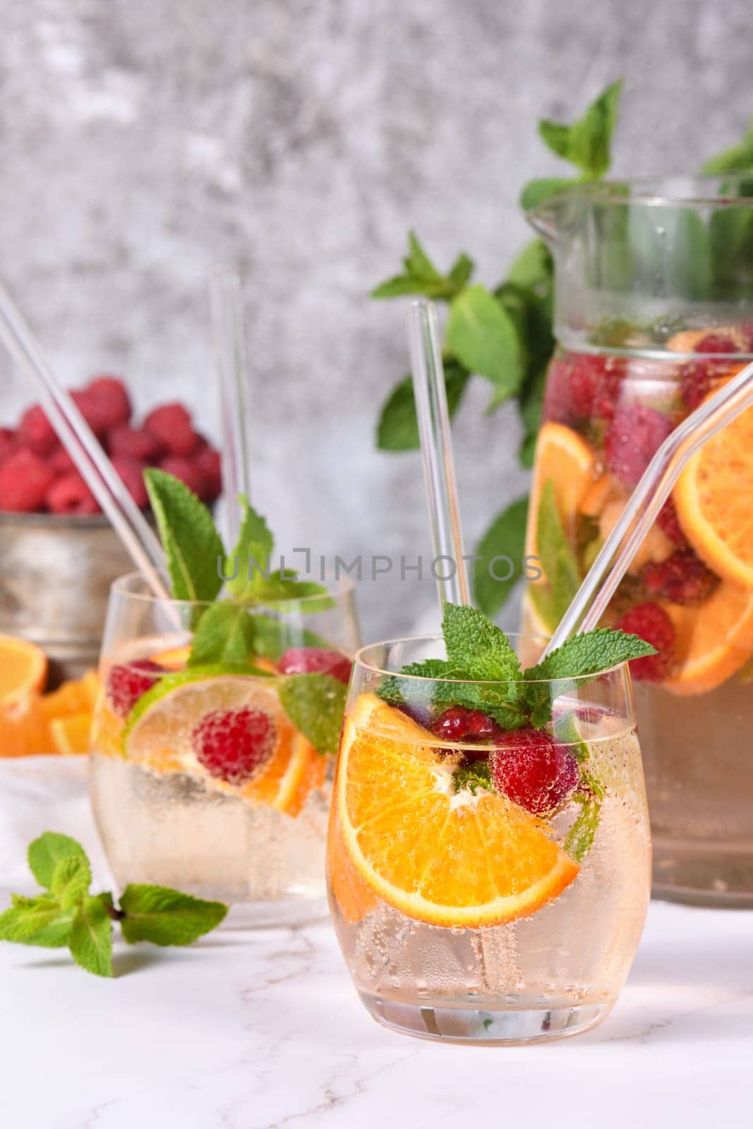 Summer Sangria cocktail or lemonade  by Apolonia