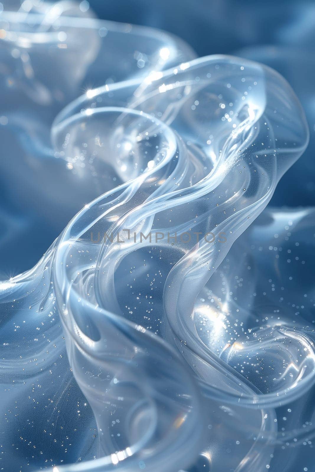 A close up of a liquid substance that is flowing