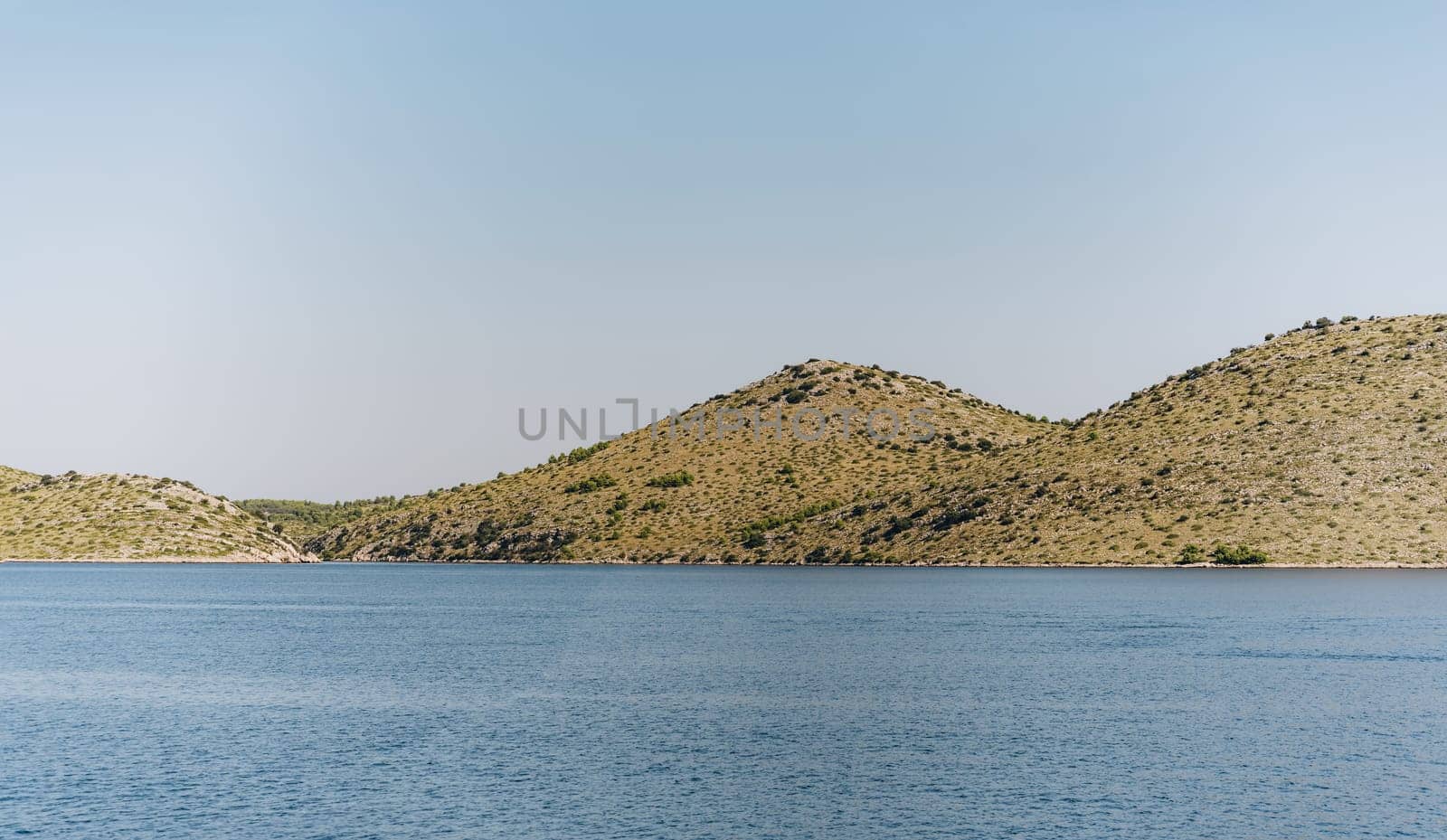Panoramic landscape of Dugi Otok island in Adriatic Sea, Croatia by Popov