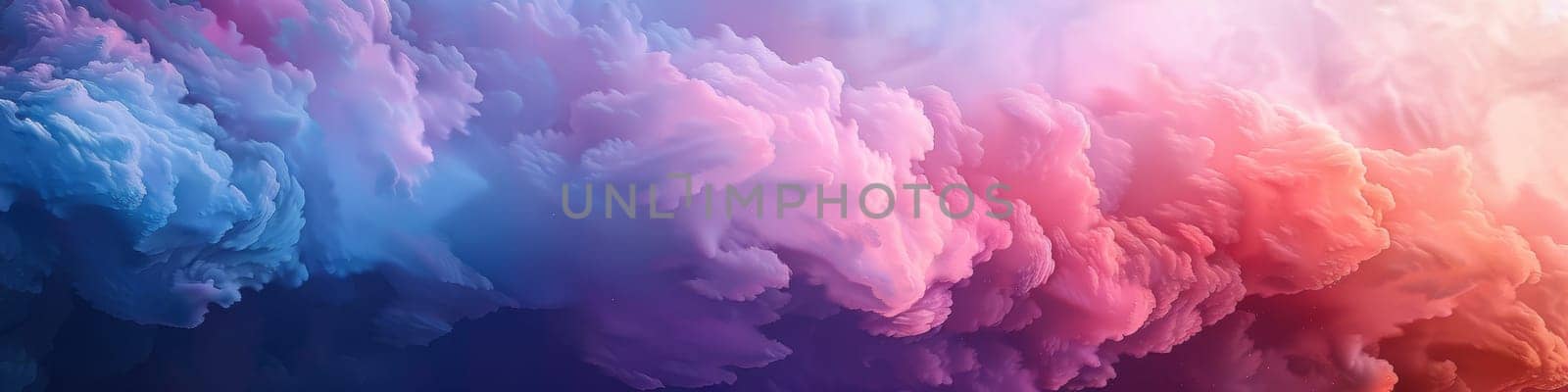 Abstract colorful pink and blue clouds as background or texture by Kadula
