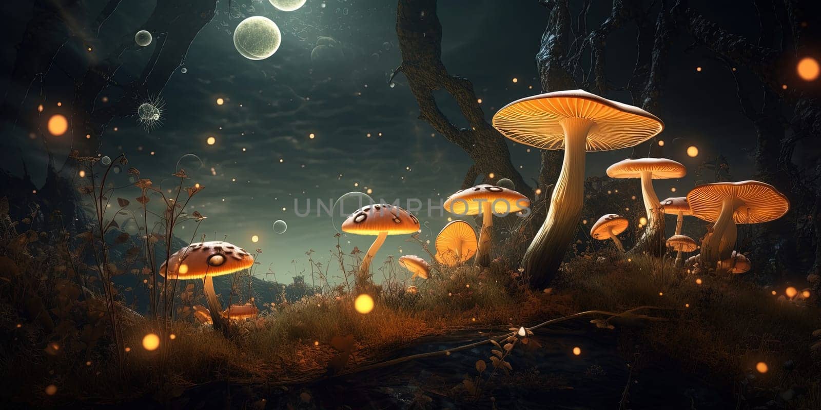 Fabulous Magic Mushrooms Lighting by GekaSkr