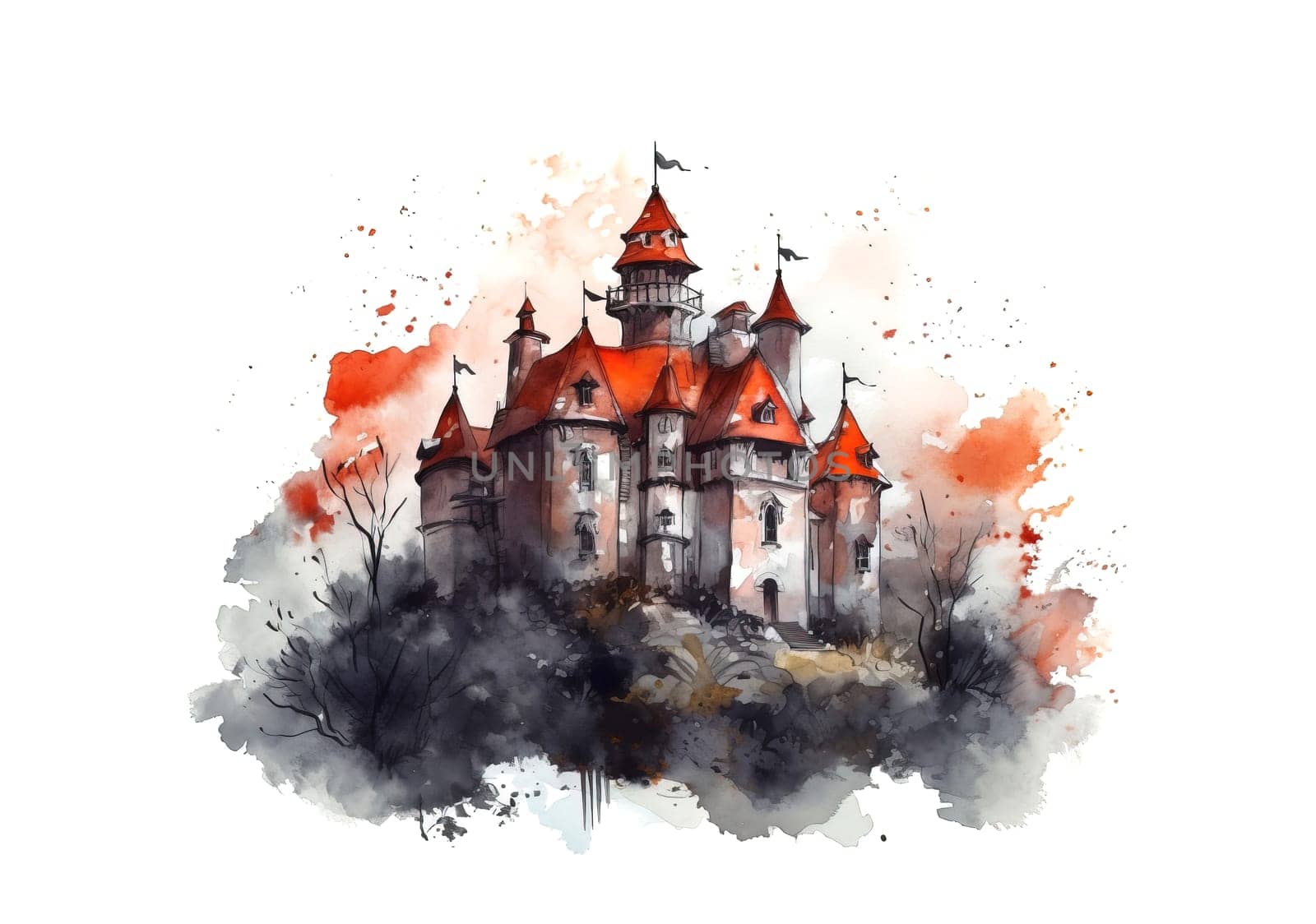 magical fabulous Castle from storytale by GekaSkr