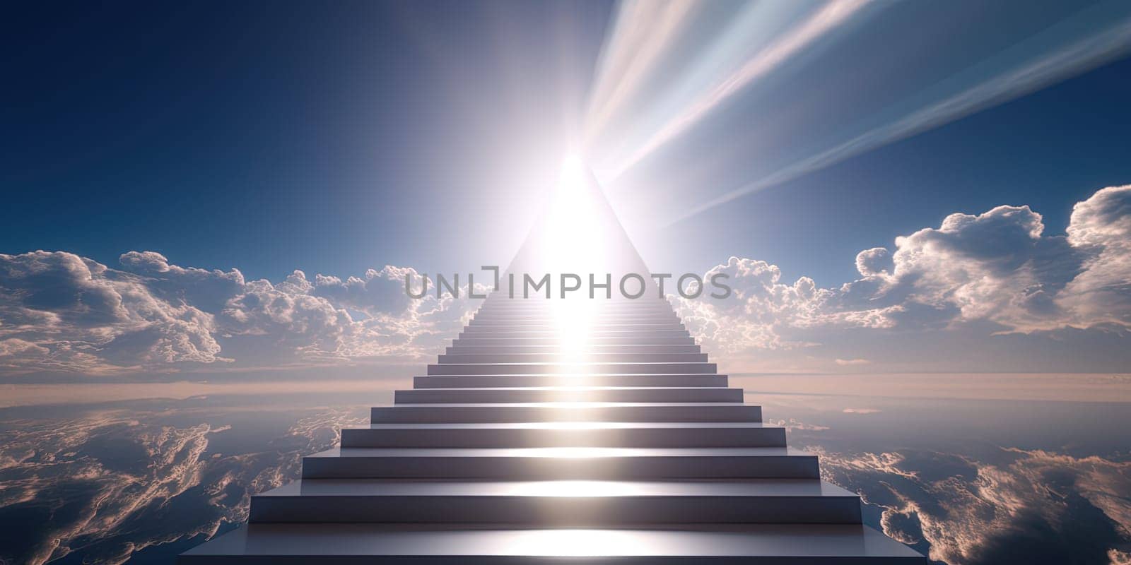 Stairway To Heaven With Light At Fat