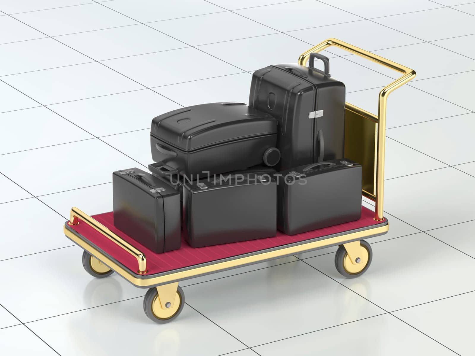 Airport luggage cart by magraphics