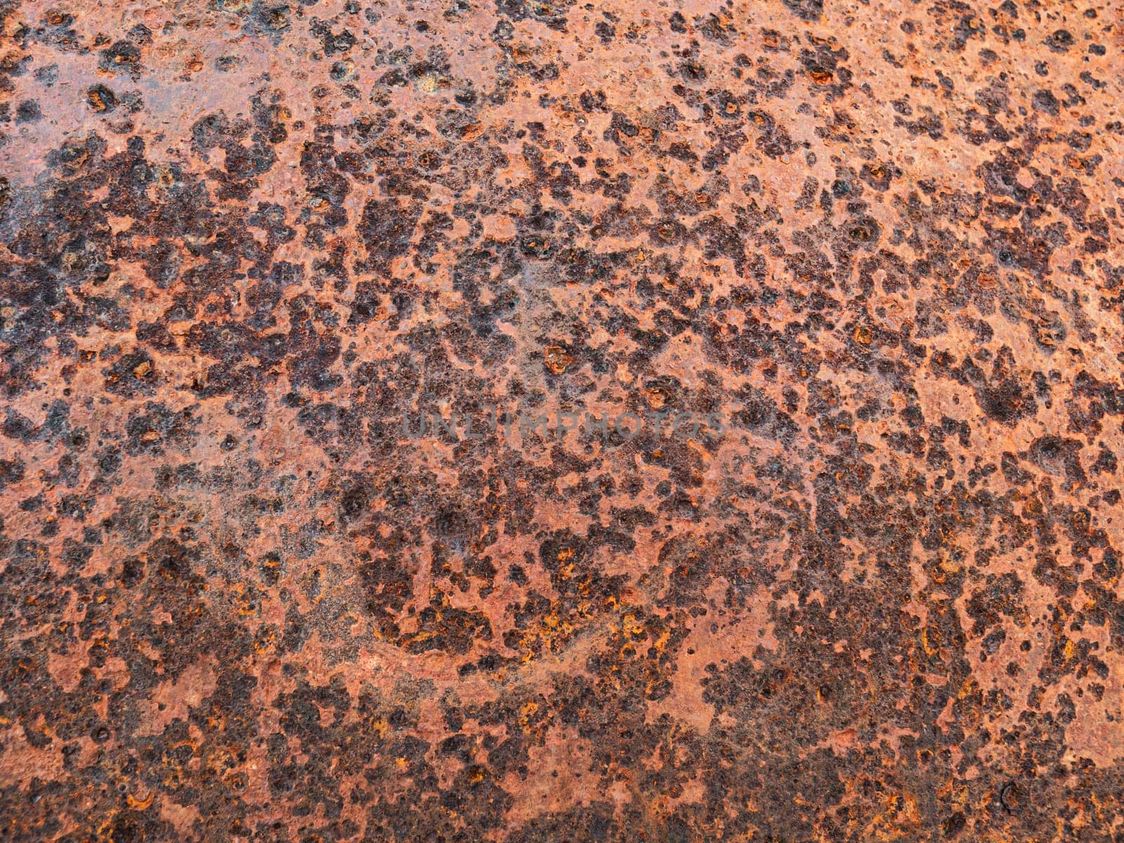 Old grunge rustic metal texture use for background. Oxidized metal surface making an abstract texture.