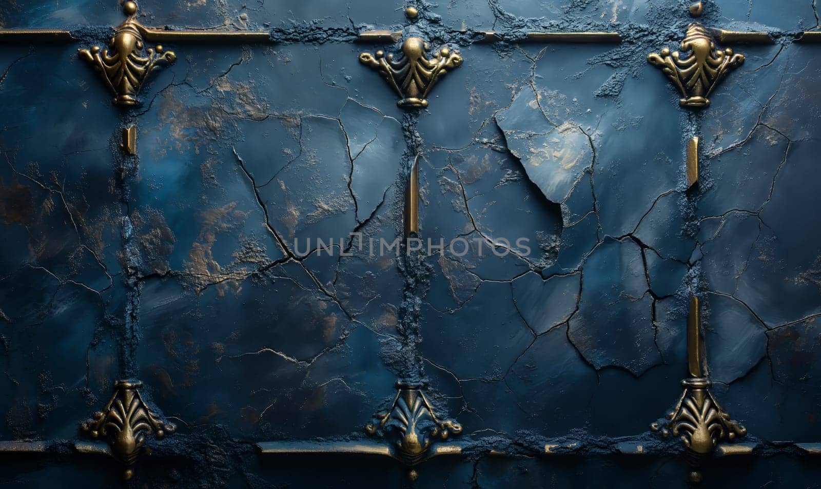 Creative blue texture background full frame. Selective soft focus.