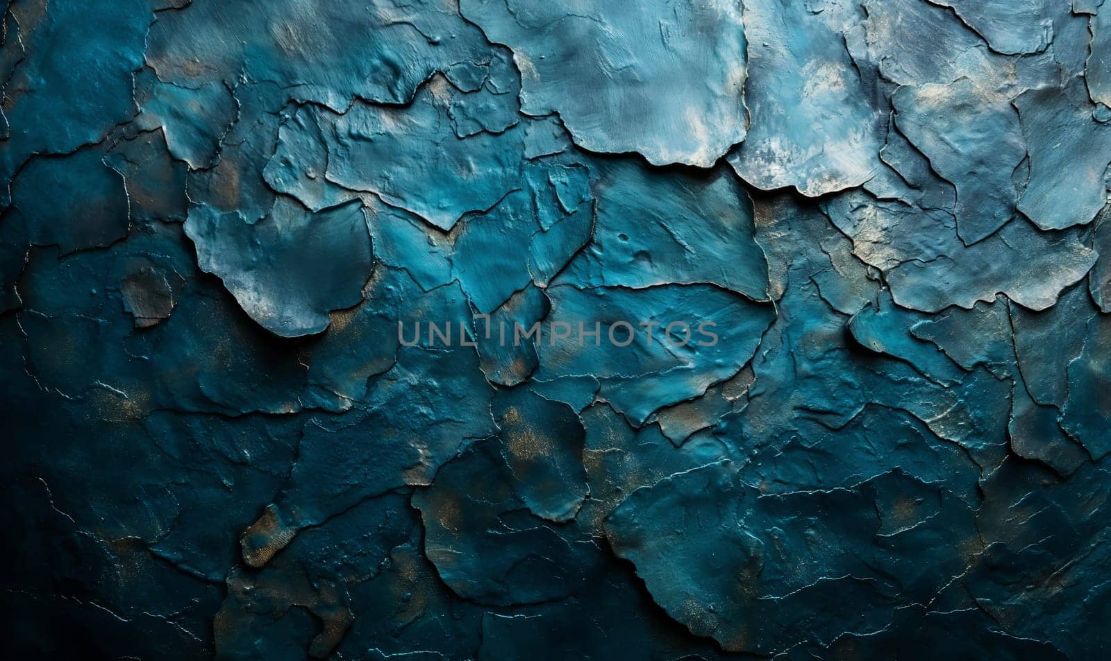 Creative blue texture background full frame. Selective soft focus.