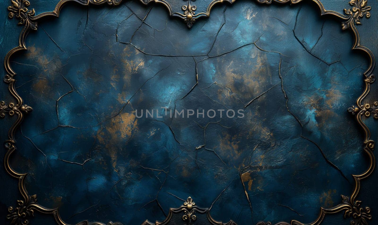 Creative blue texture background full frame. by Fischeron