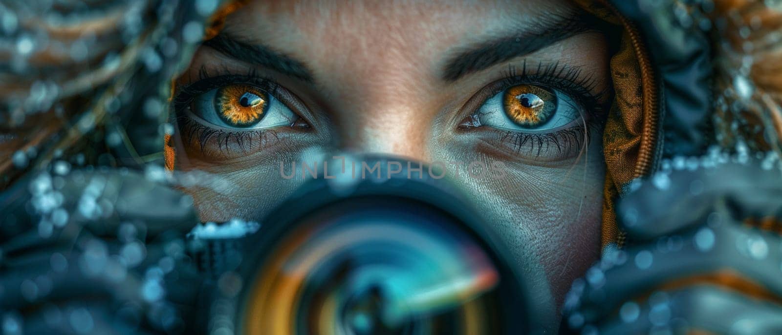 Photographer focusing a lens by Benzoix