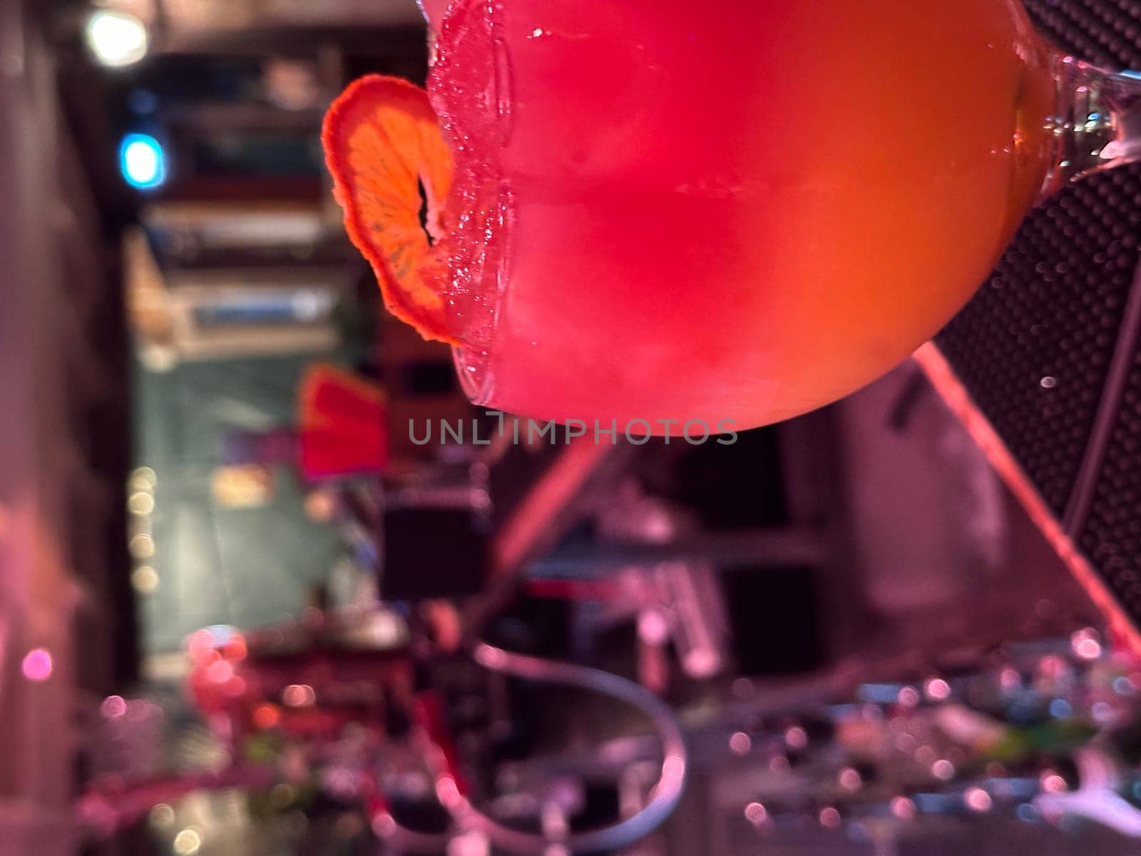 Alcoholic drink at a bar by MAD_Production