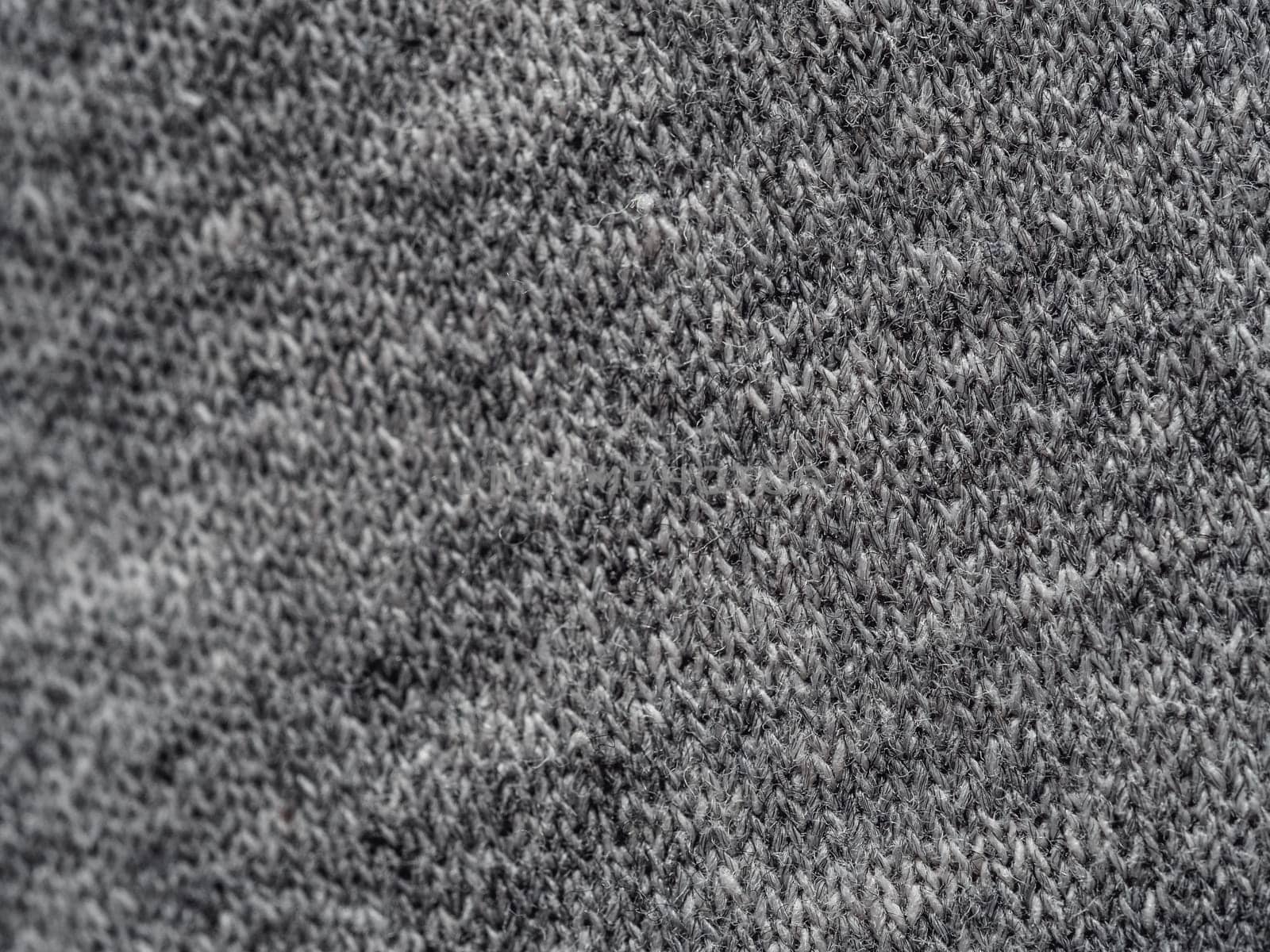 Gray cotton jersey fabric texture by fascinadora