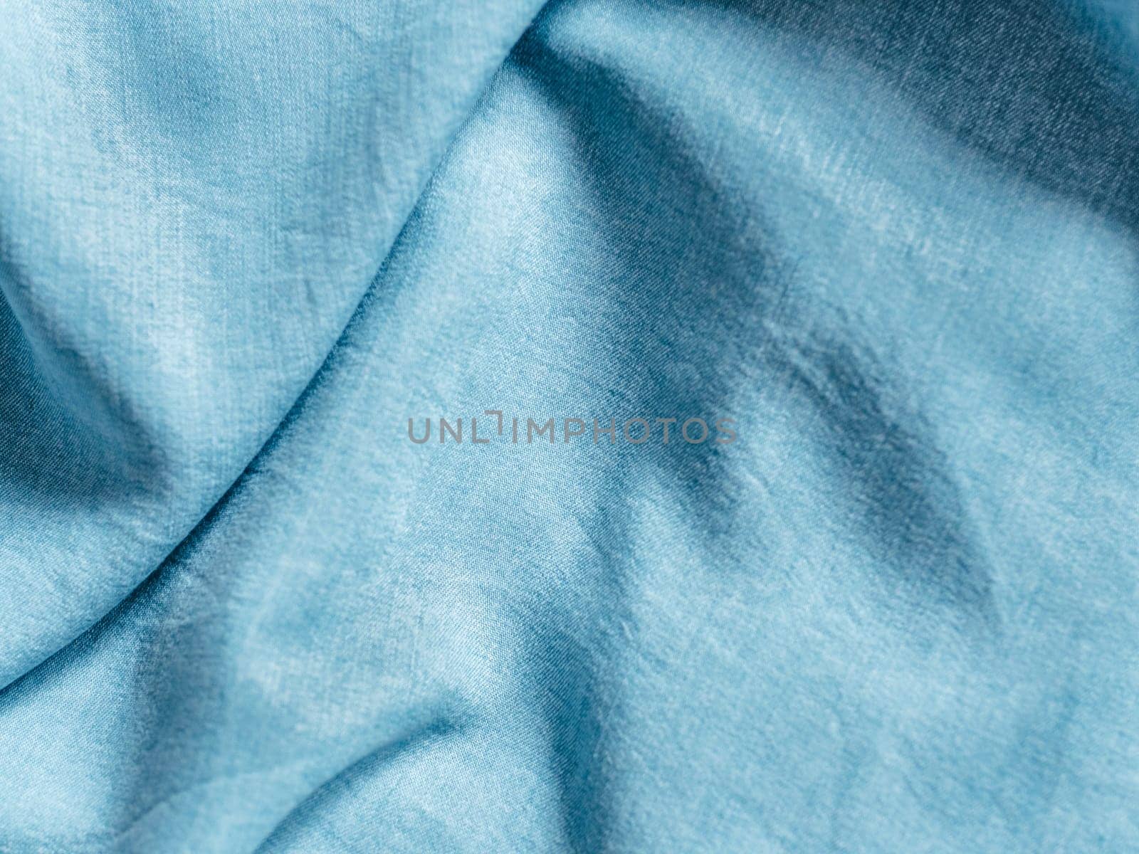 Lyocell or tencel blue denim pattern texture by fascinadora