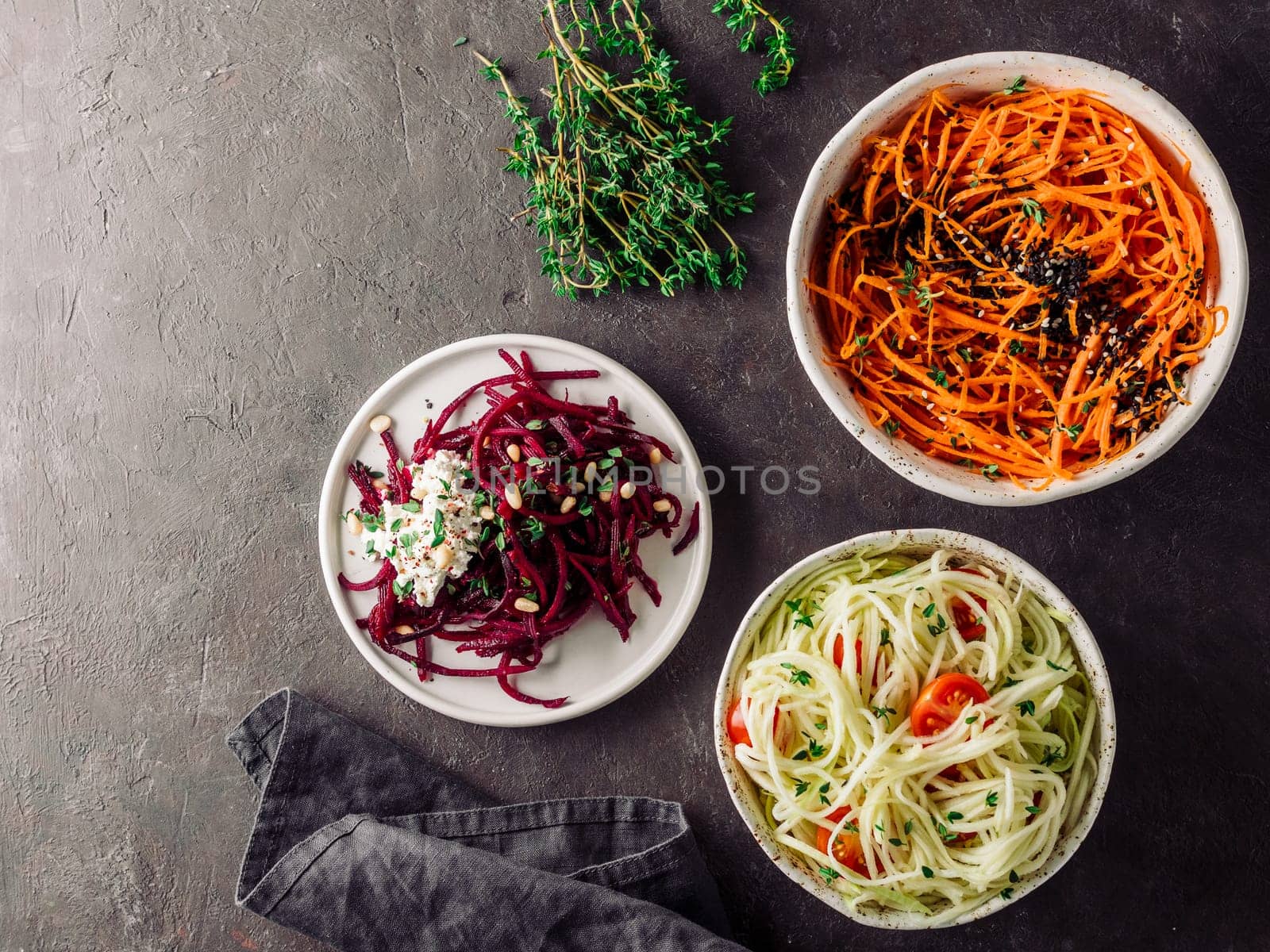 Vegetable noodles salads ideas recipe by fascinadora