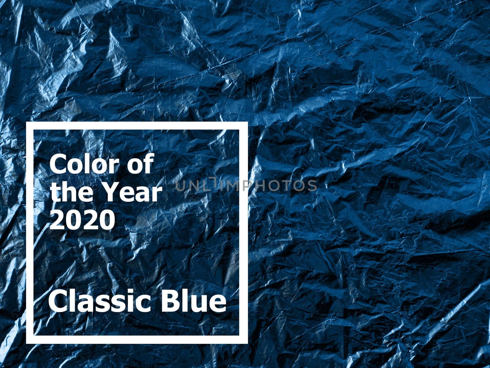 Abstract background made of сlassic blue 2020 color