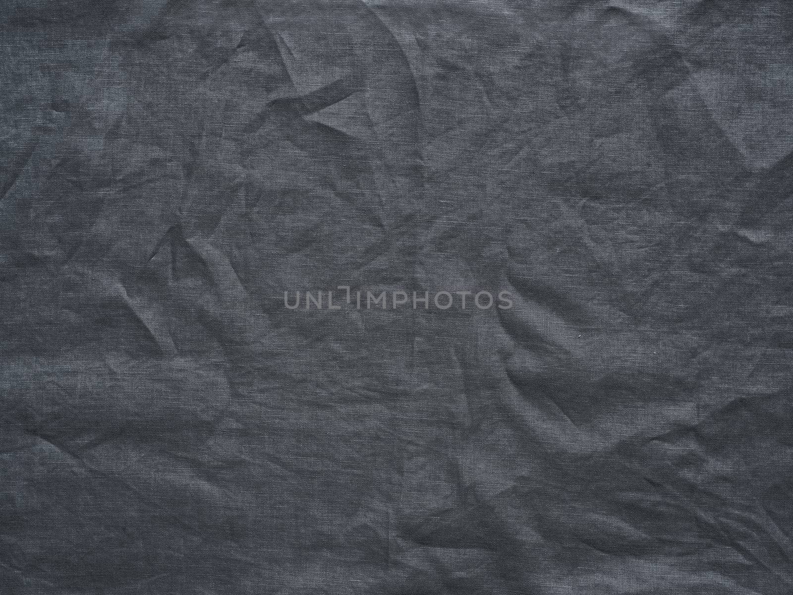 Gray linen crumpled tablecloth texture by fascinadora