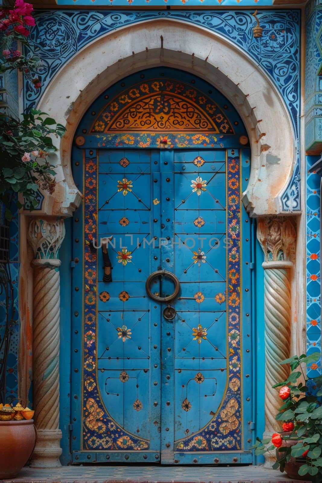 the Arab door to the mosque . Eid al-adha. The Feast of Sacrifice by Lobachad