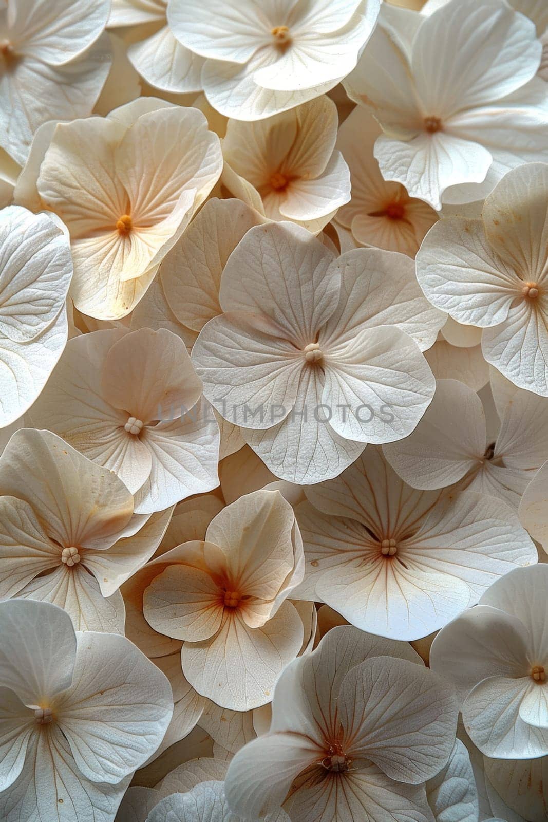 Abstract floral pattern of petals. Delicate background colors of flower petals.