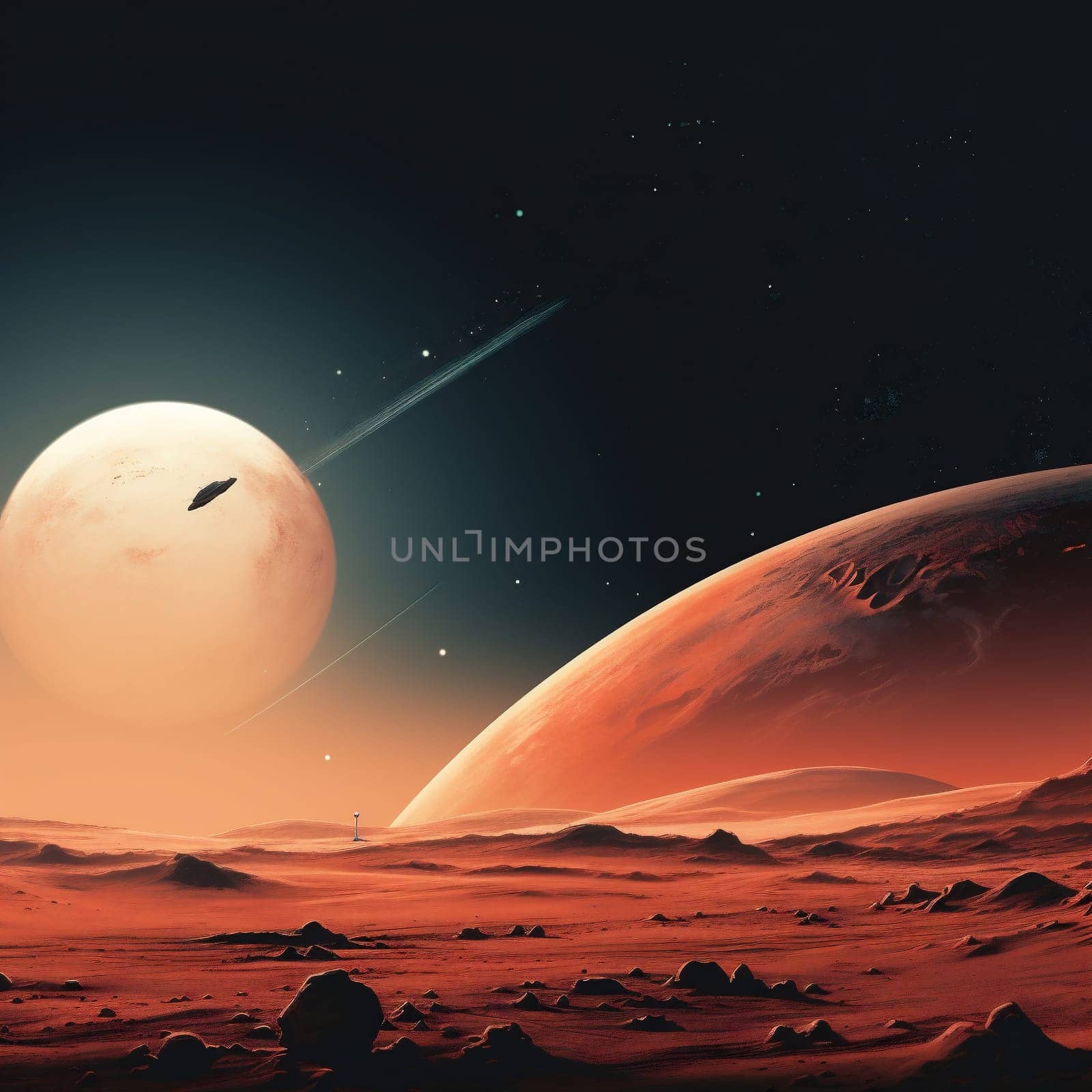The Surface of Mars. Space Wallpaper and Journey to Mars. by Rina_Dozornaya