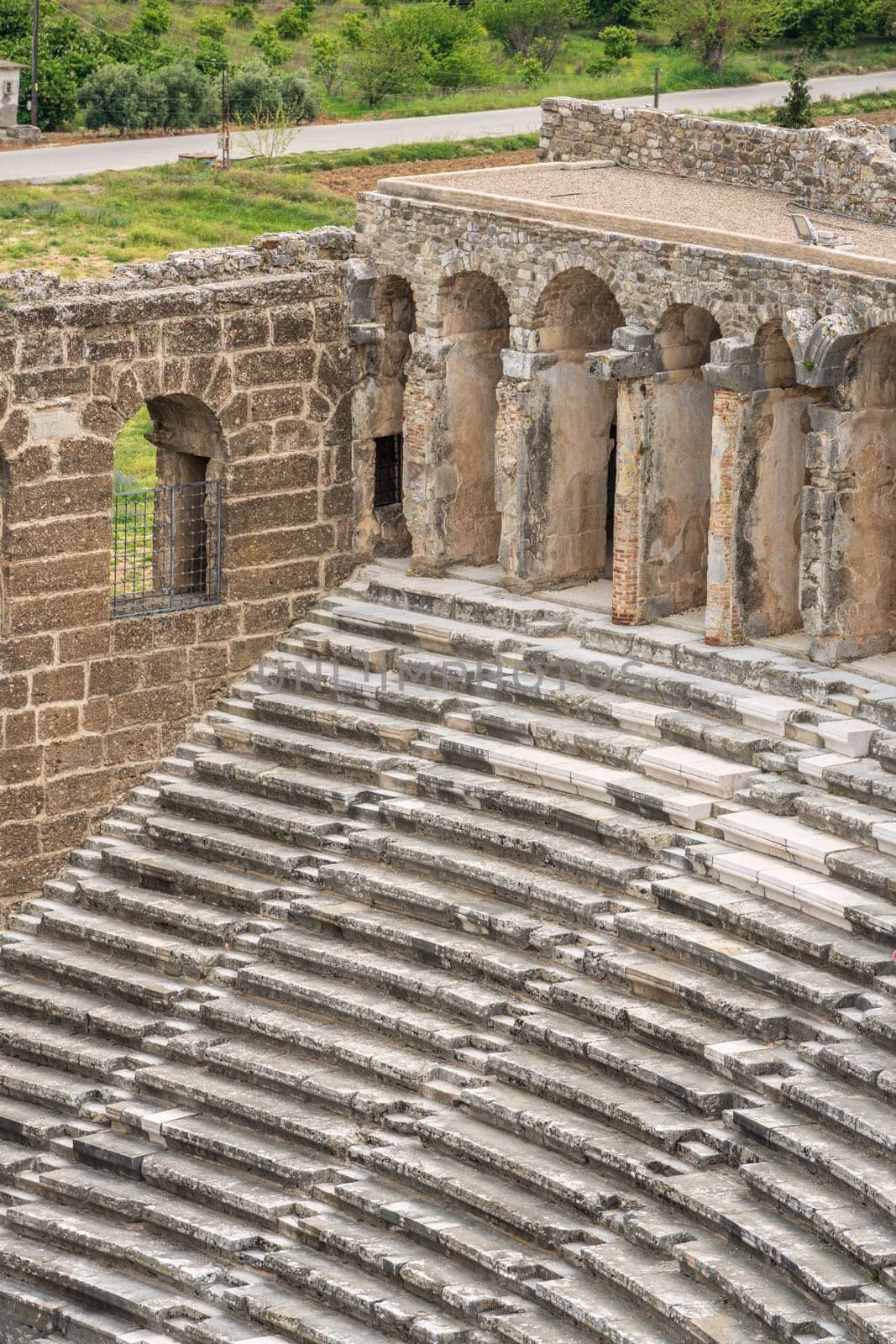 Roman amphitheater of Aspendos, Belkiz - Antalya, Turkey by Sonat