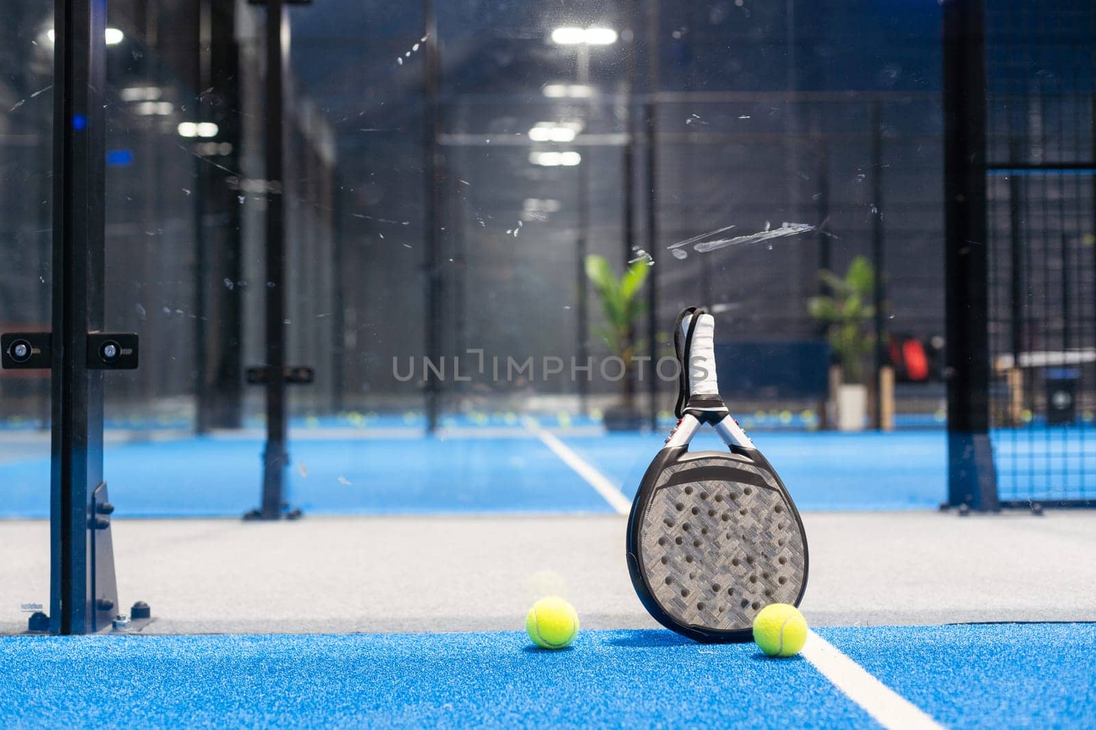 paddle balls and racket. sport . High quality photo