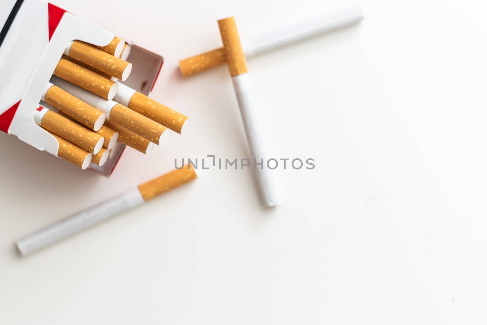 A image of pack of cigarettes. High quality photo