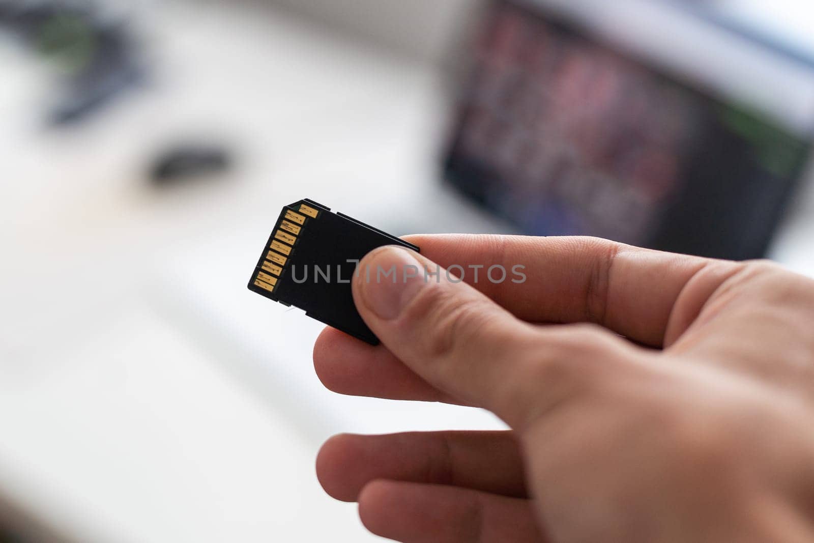 Adapter, micro sd card chip.