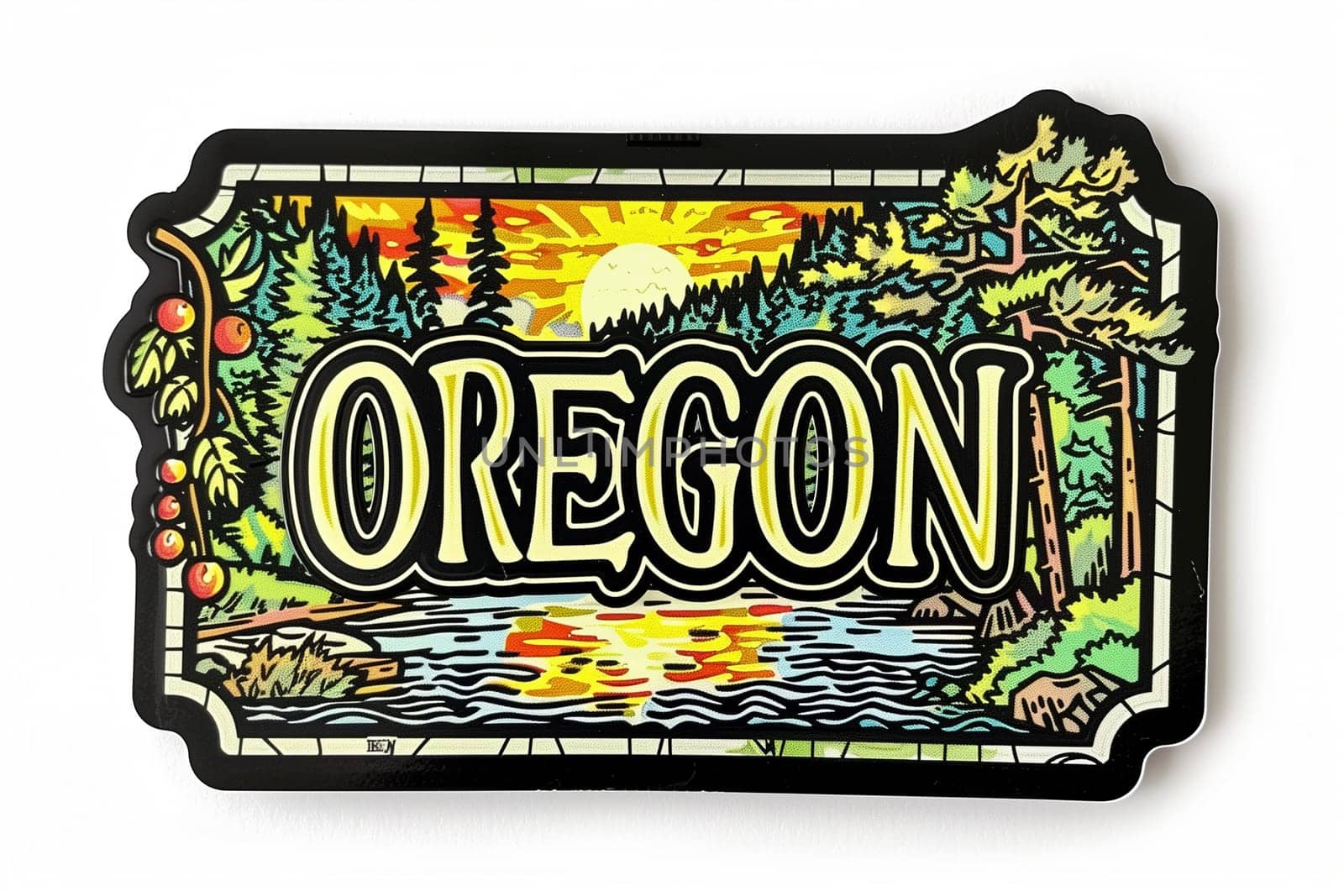 Oregon Sign on White Background by Sd28DimoN_1976