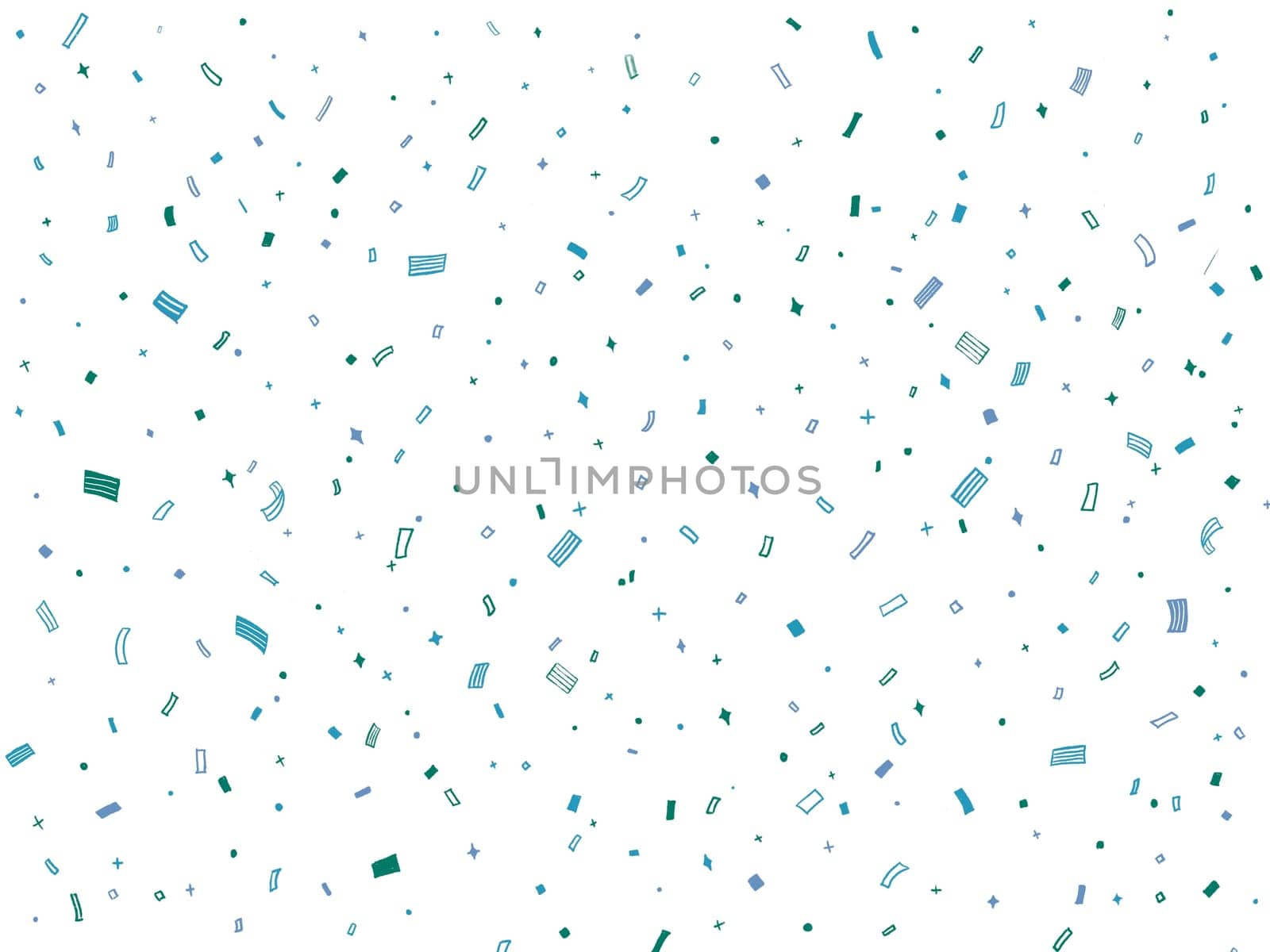 cartoon doodle confetti party background texture