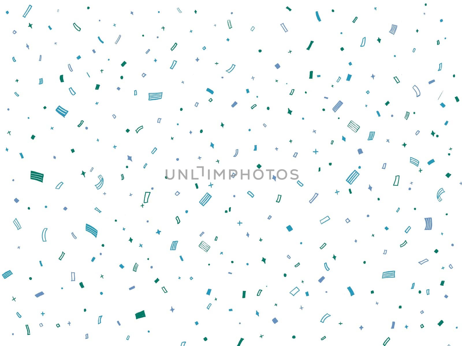 cartoon doodle confetti party background texture