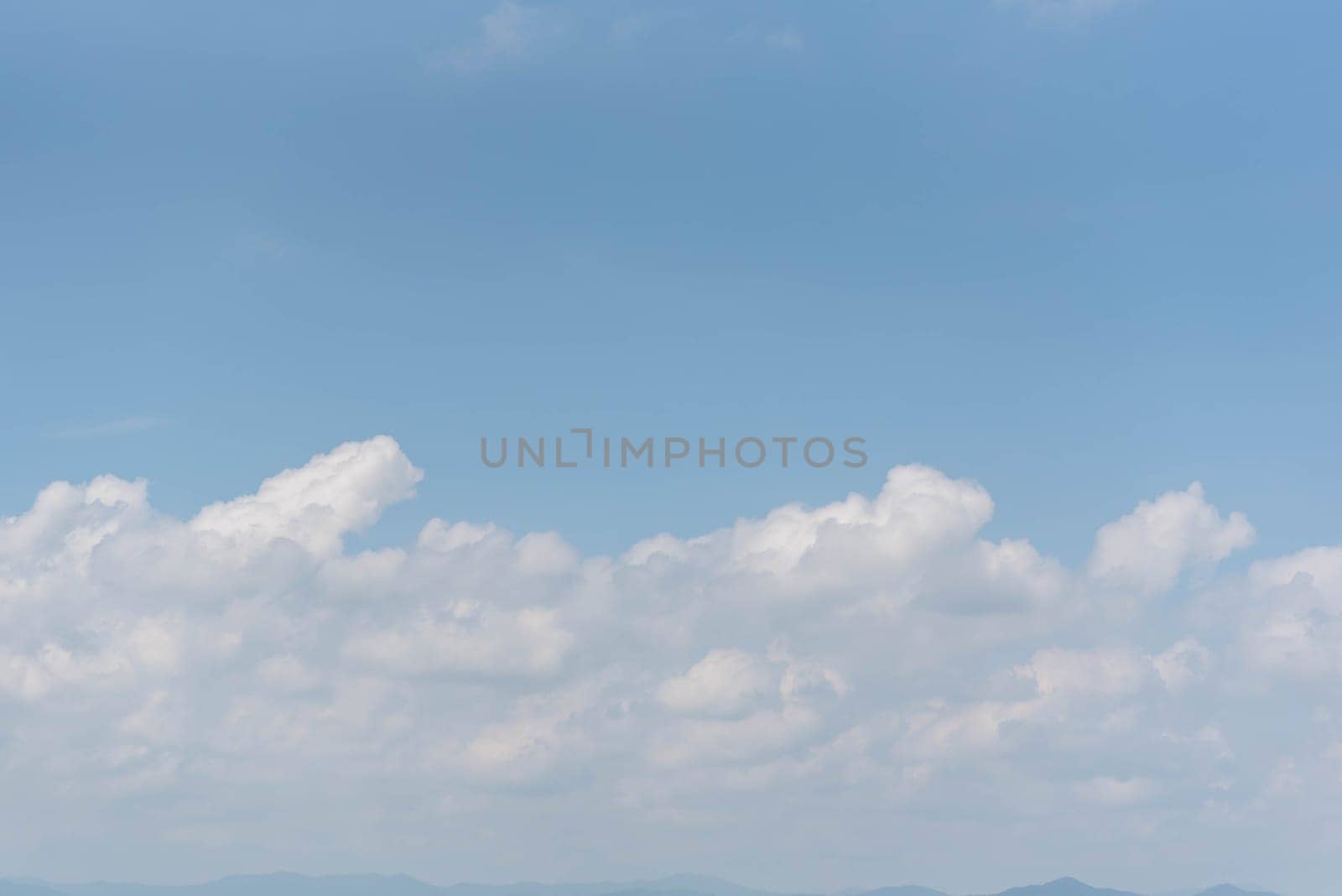 Sky cloudscape with blue sky and white clouds by NongEngEng