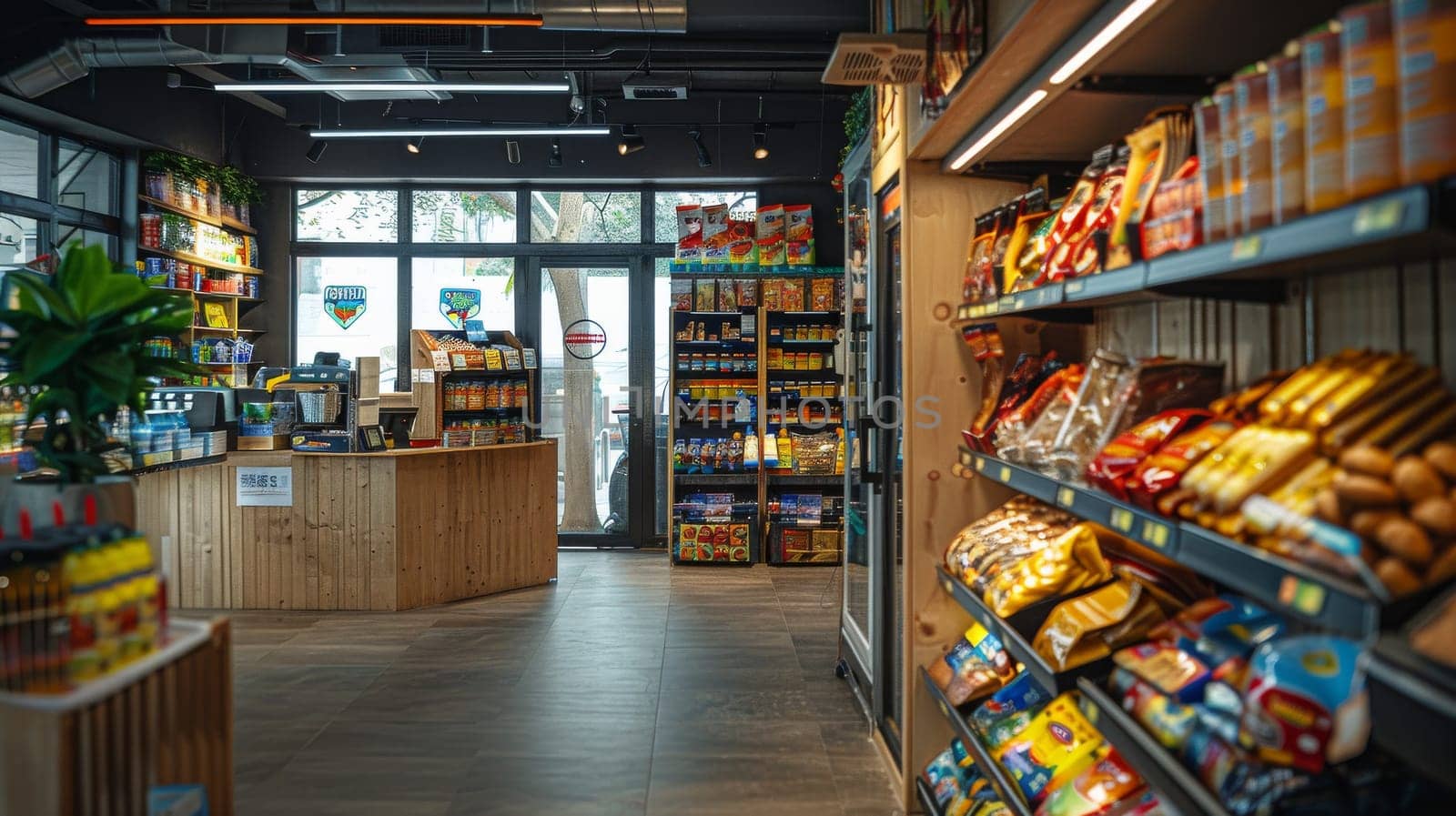 A store with a lot of food and drinks in the freezer section. The store is well lit and has a clean and organized appearance