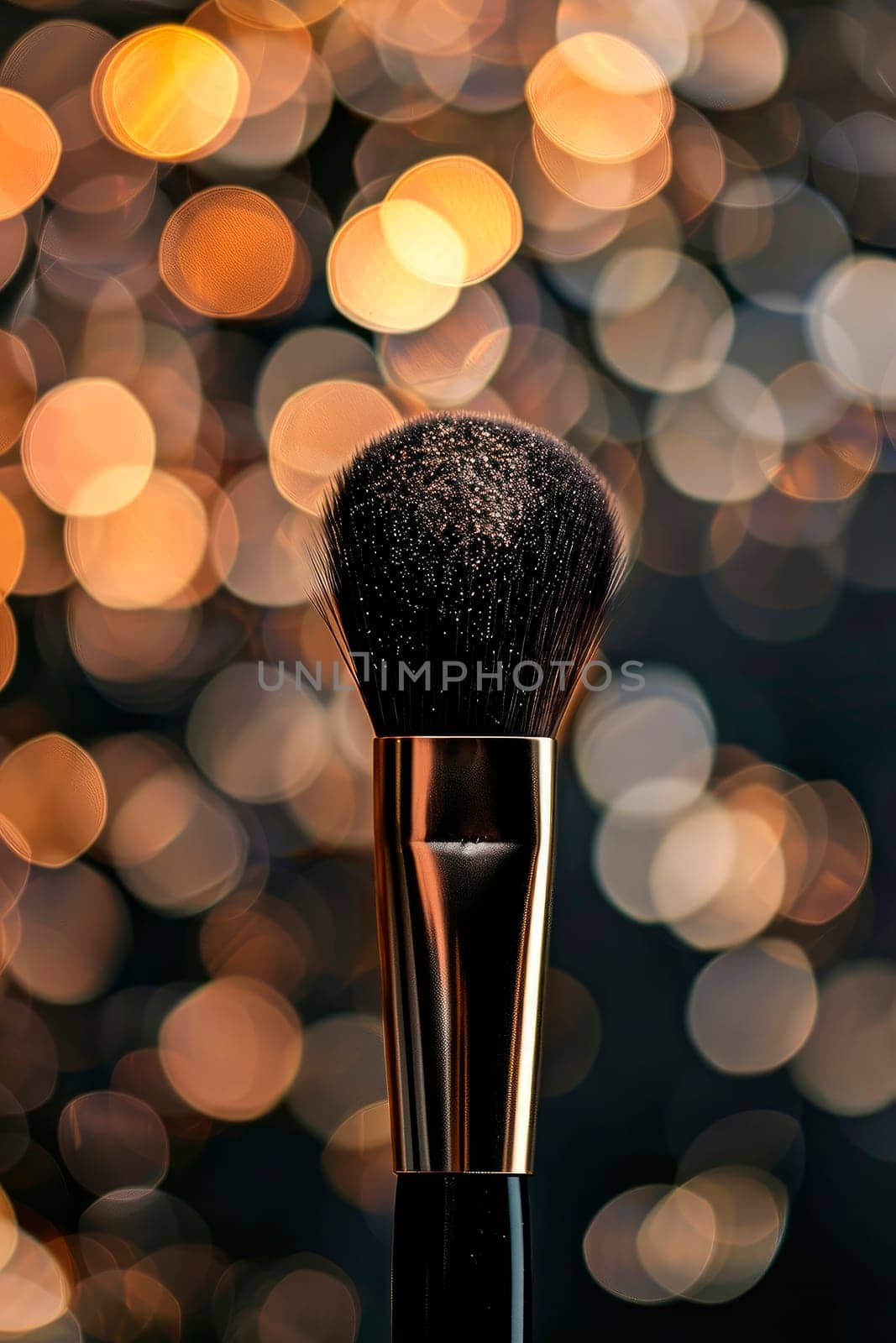 beautiful brush for cosmetics. selective focus. by yanadjana