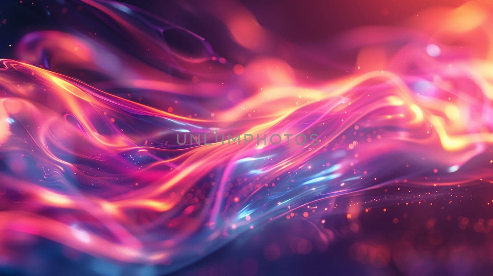 A close up of a colorful abstract background with some smoke