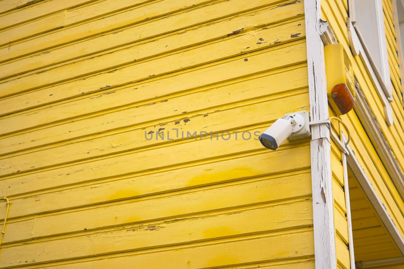CCTV security camera operating outdoor by towfiq007