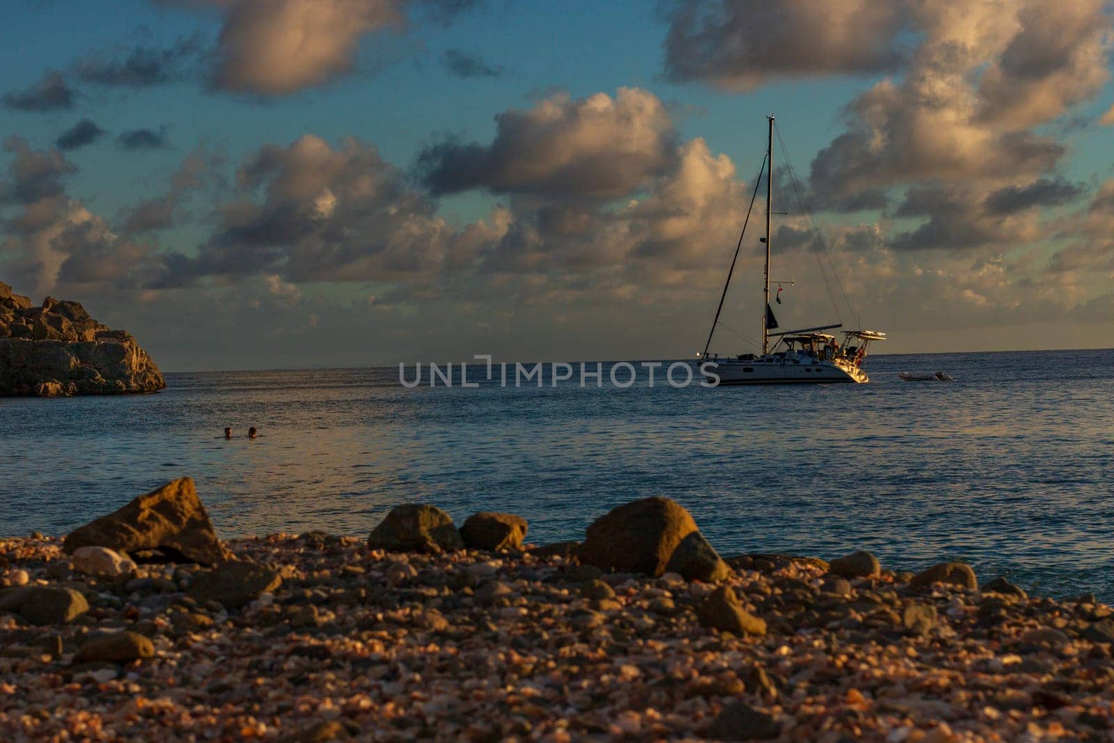Peaceful beach in Saint Barthlemy (St. Barts, St. Barth) Caribbean