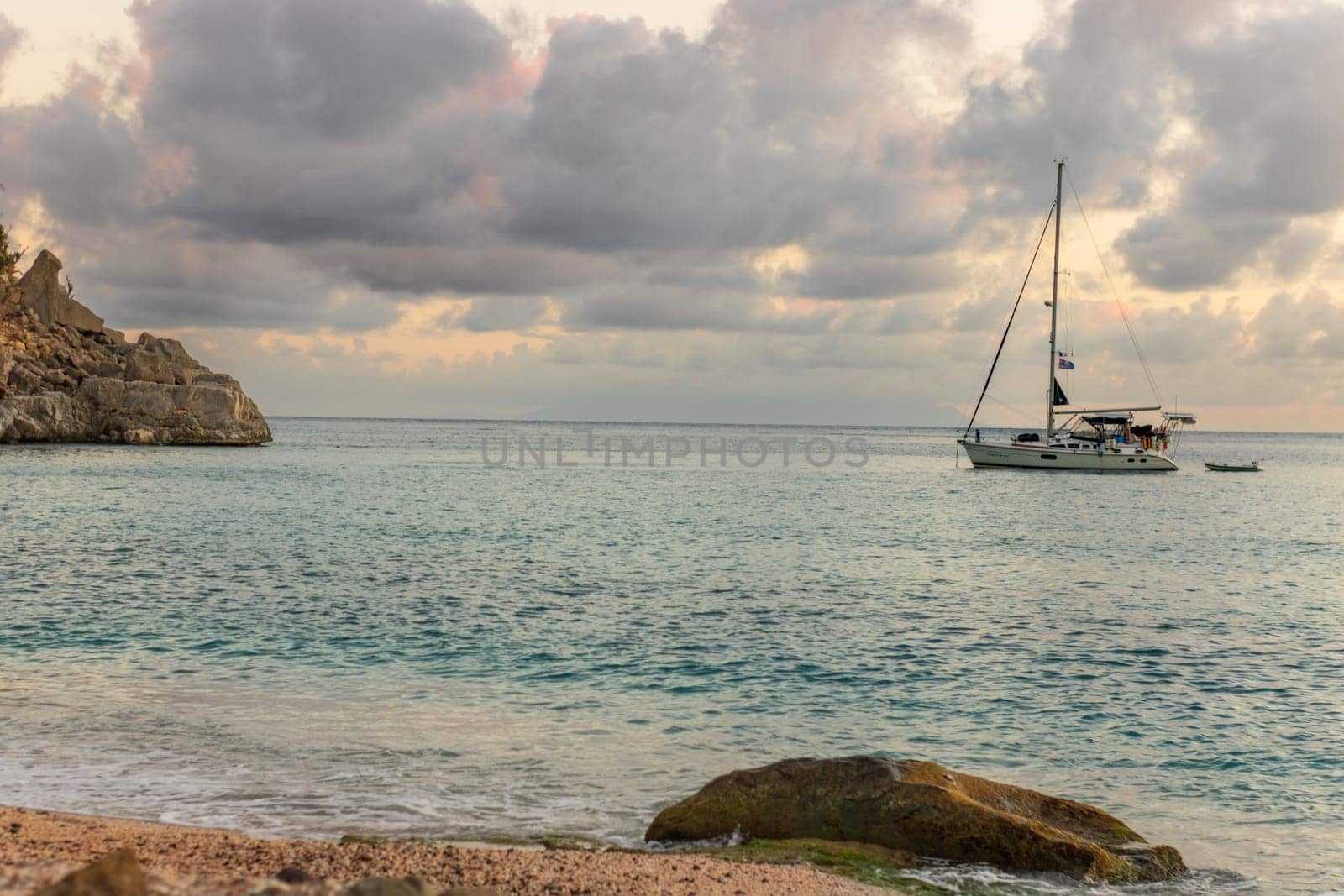 Peaceful beach in Saint Barthlemy, Caribbean by vladispas