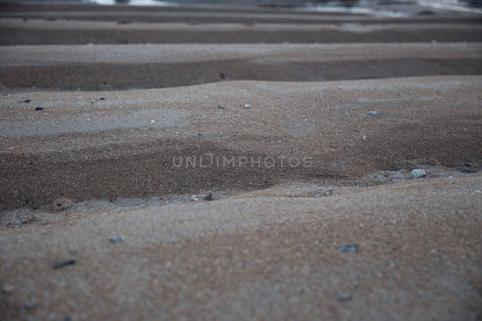 Texture of a beach close up