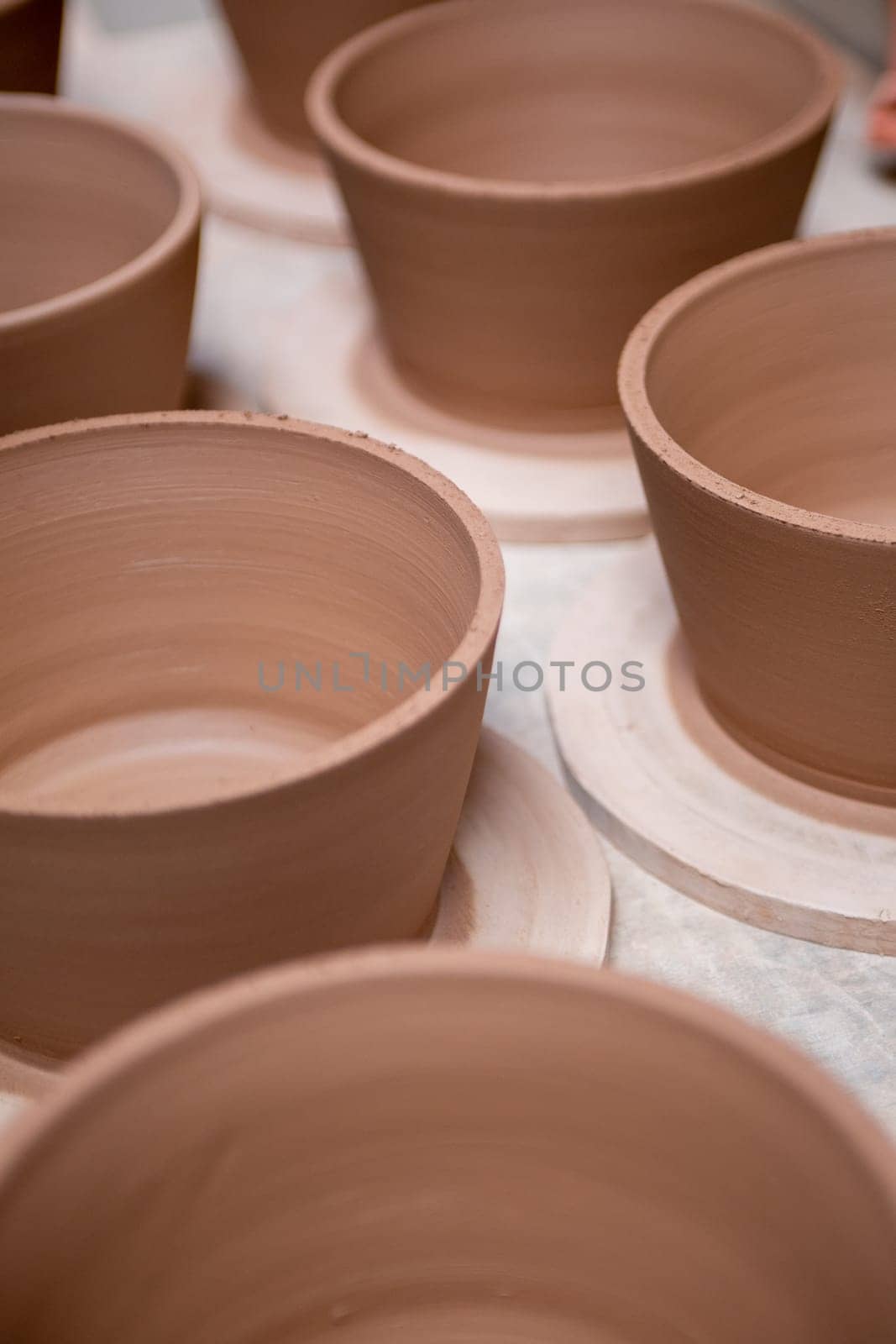 Hand made Ceramic bowls unfinished