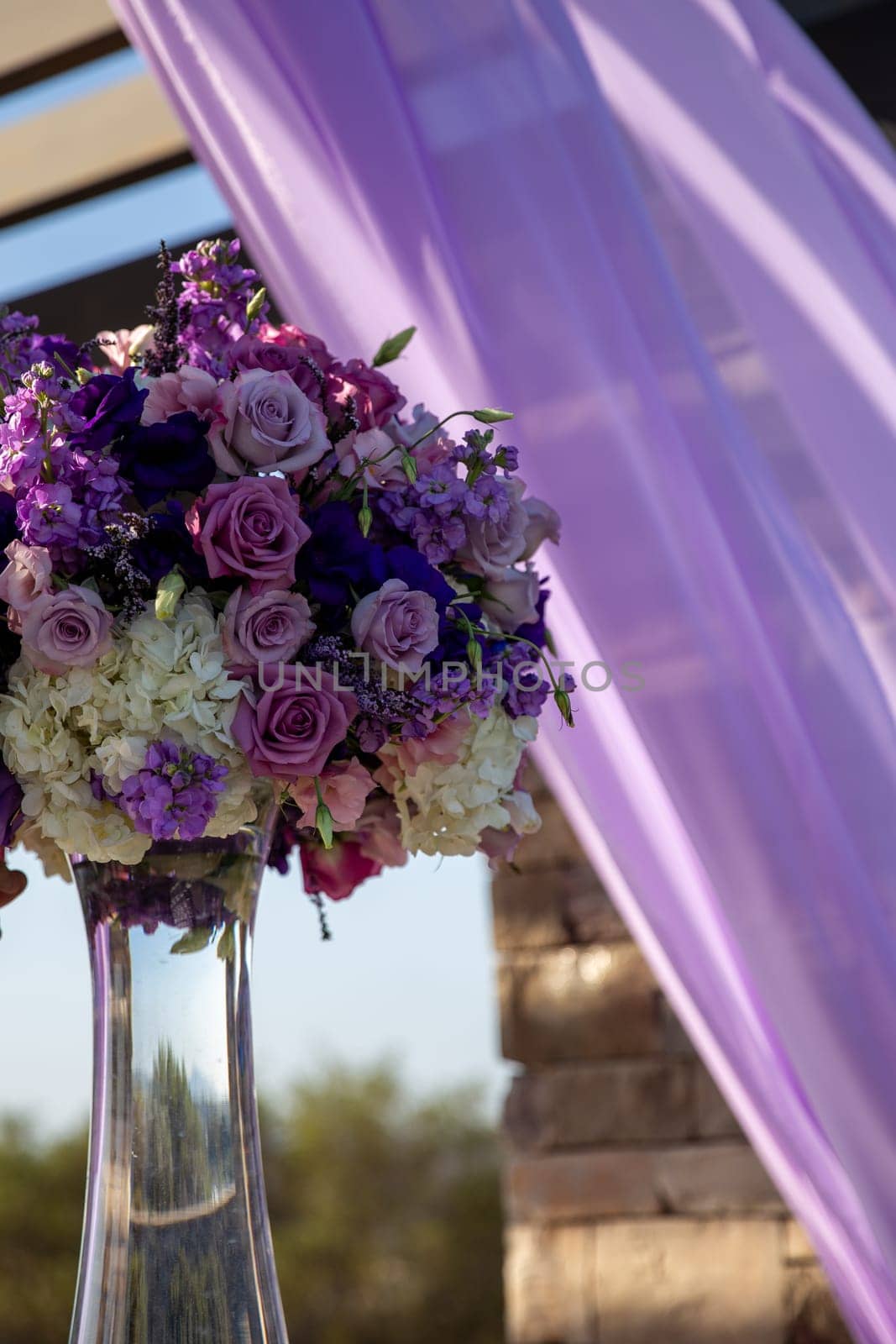 Outdoor Wedding decor for the ceremony