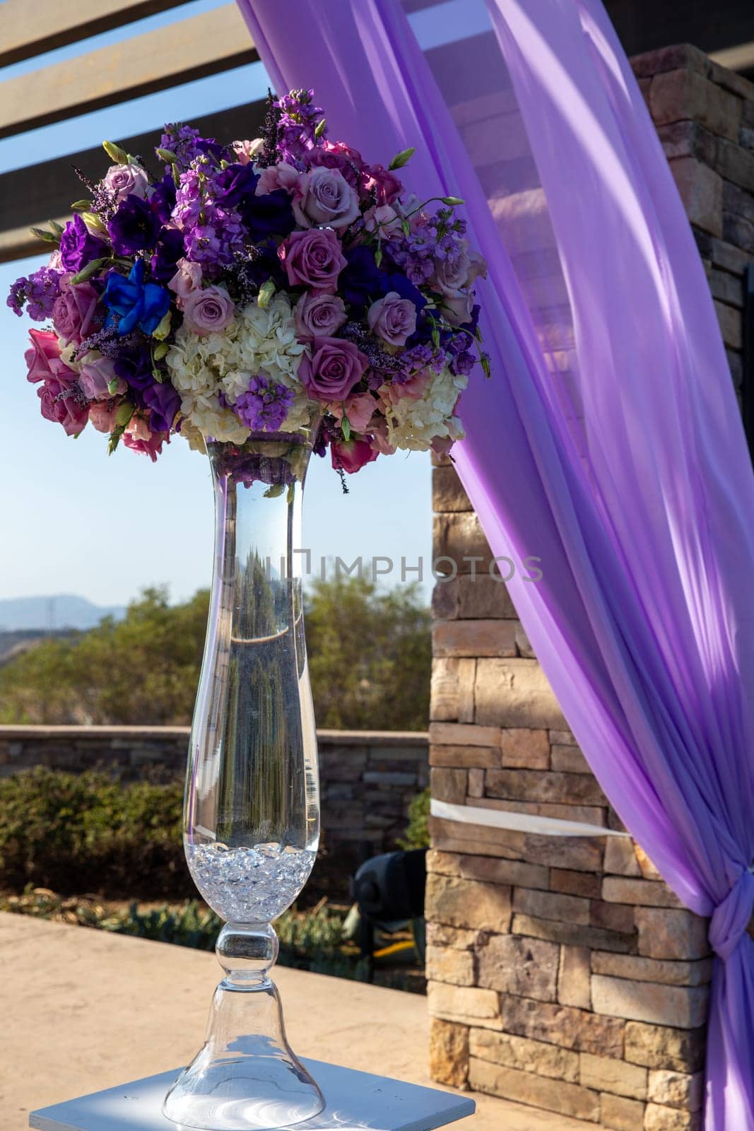 Outdoor Wedding decor for the ceremony