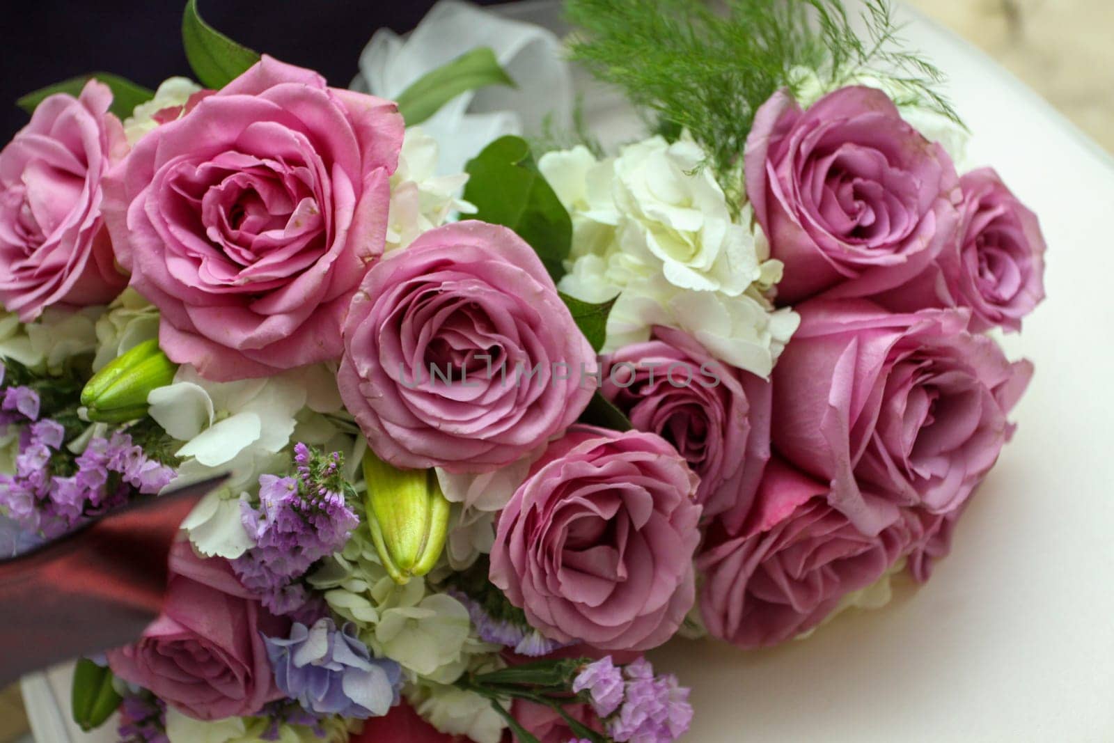 Pastel Bridal Bouquet made with fresh flowers