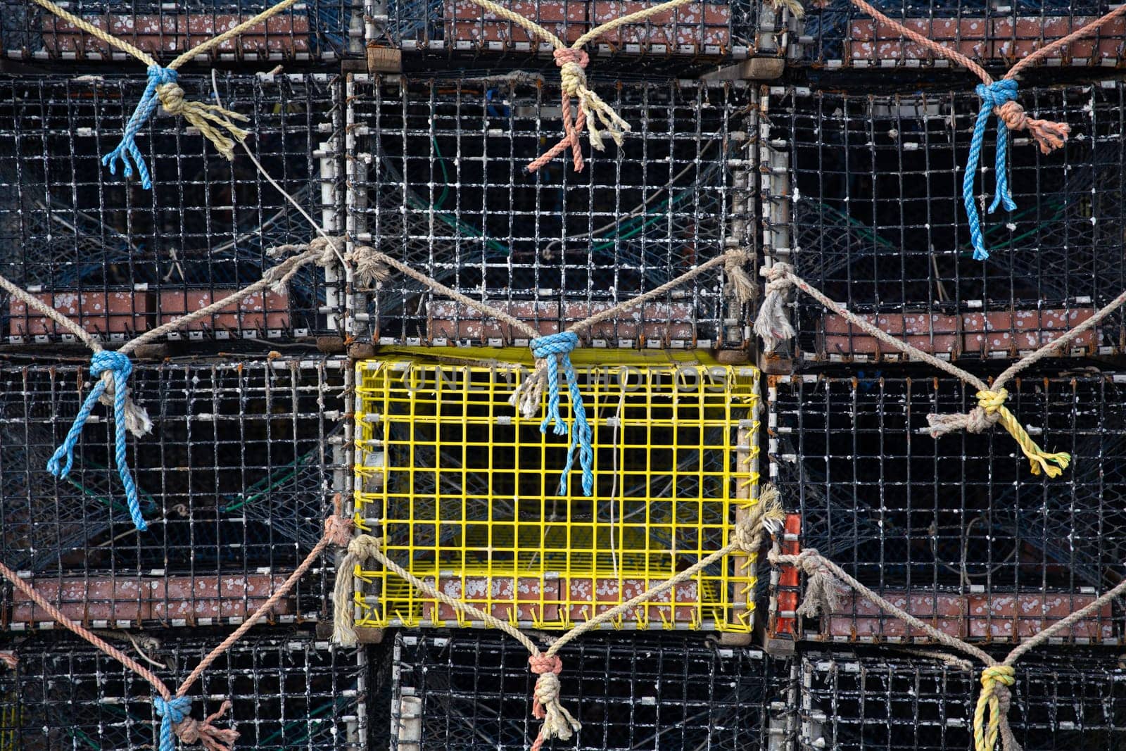 Crab and Lobster Traps used for commercial catching