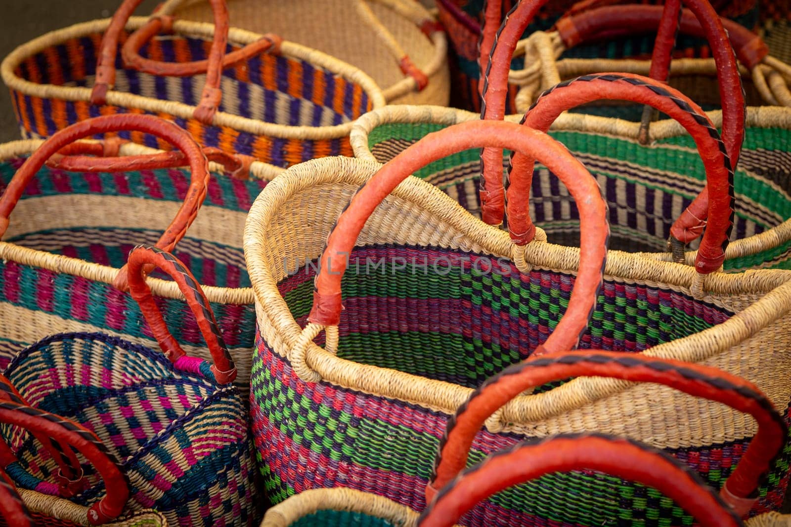 Artisan Handmade Bags for sale at a farmers market