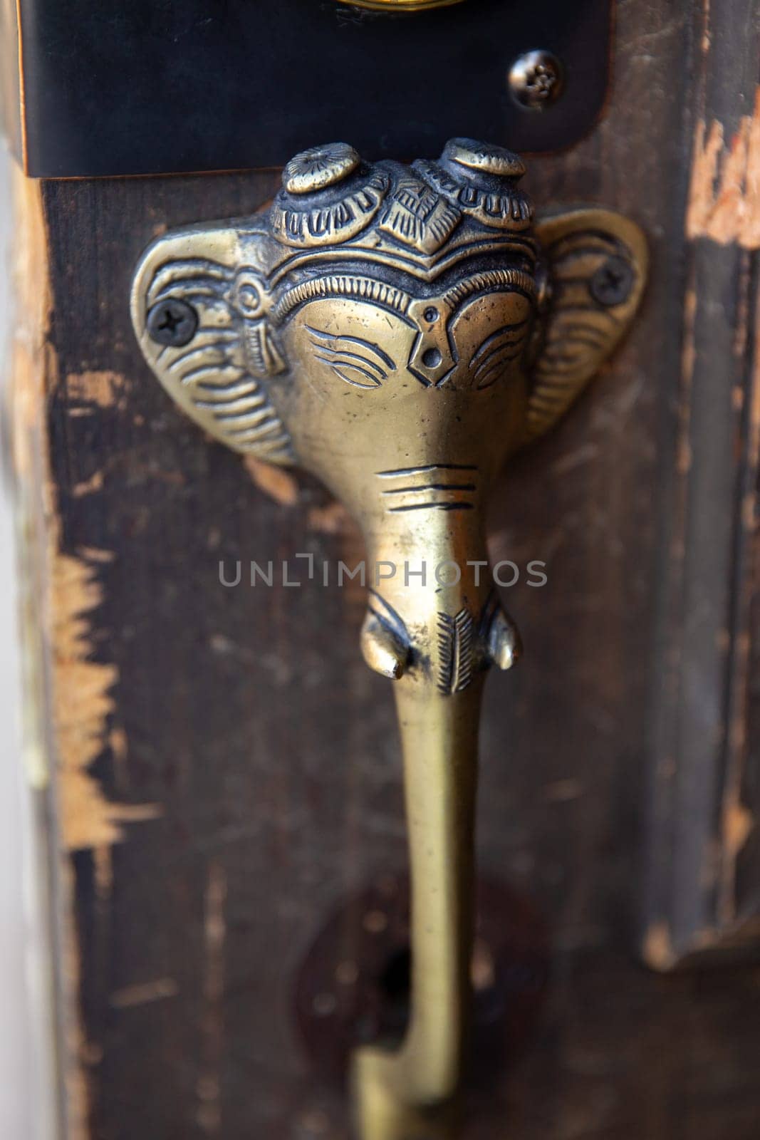 Indonesian Elephant Decoration thats a door knob