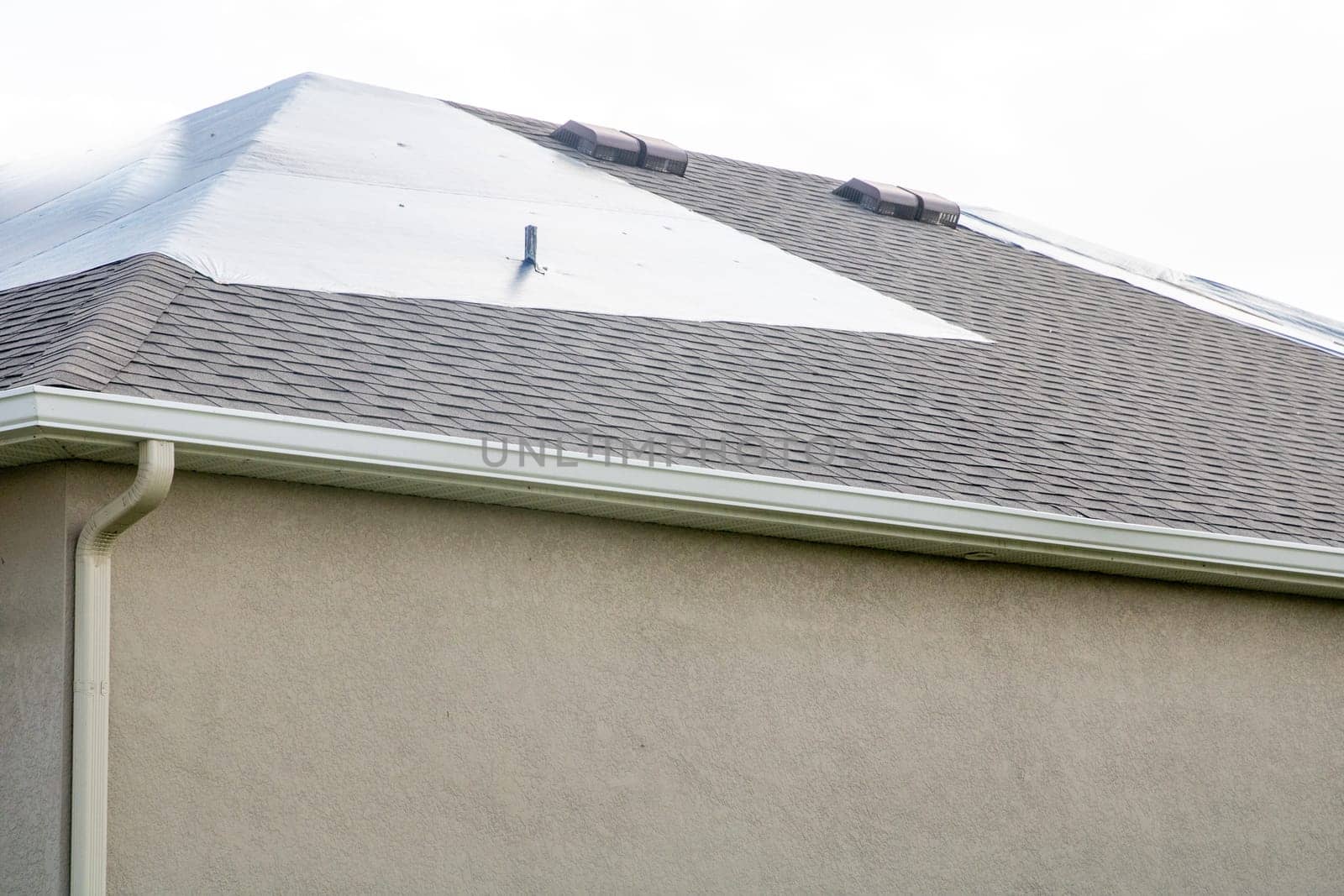 House tarped after Hurricane Ian