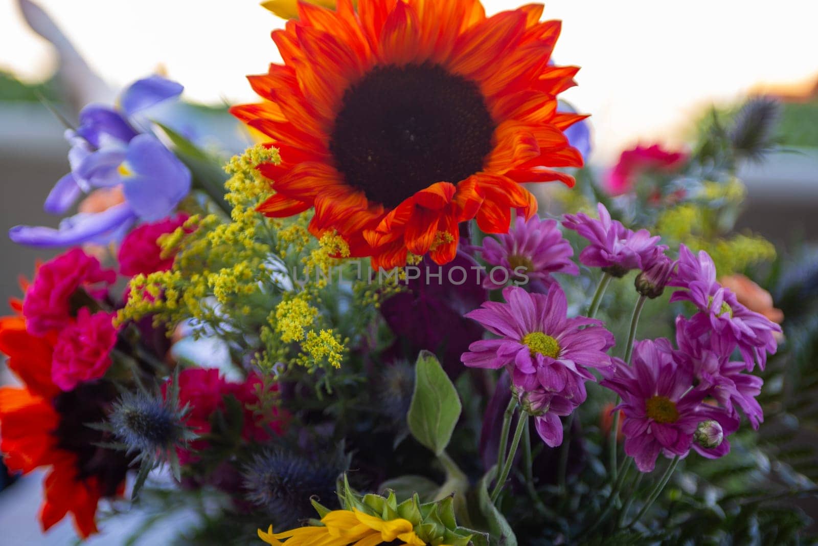 Mixed Sunflower Bouquet by TopCreativePhotography