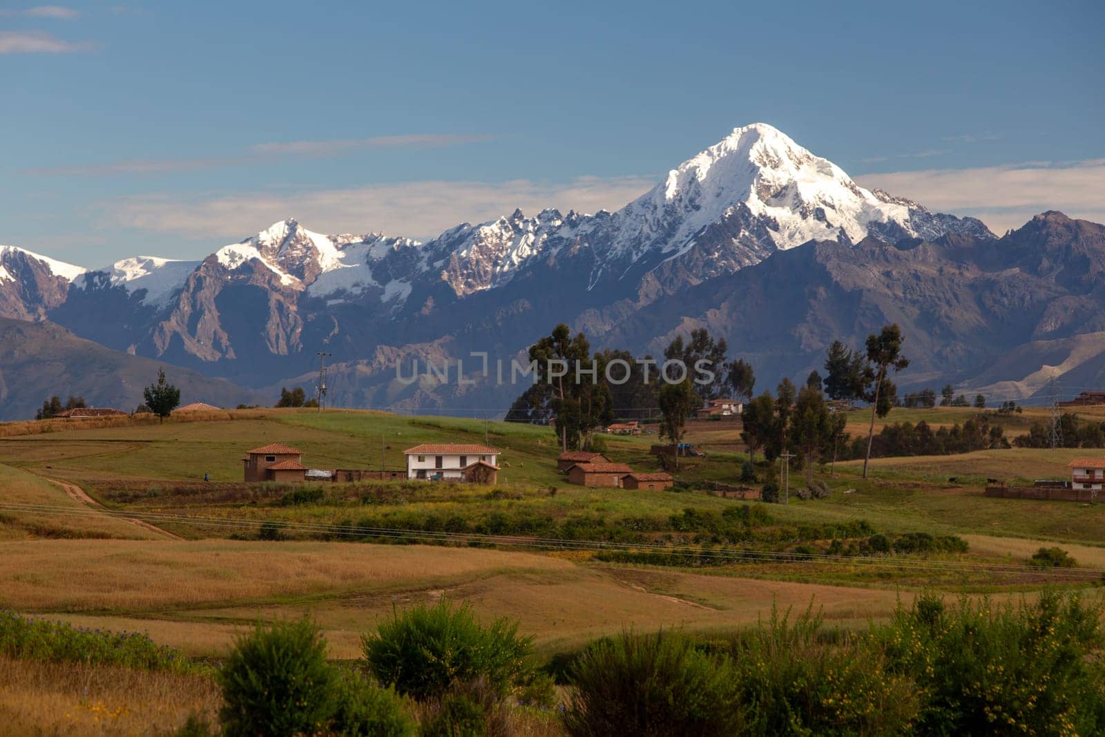 View of Nevado Veronica Mountain from a distance