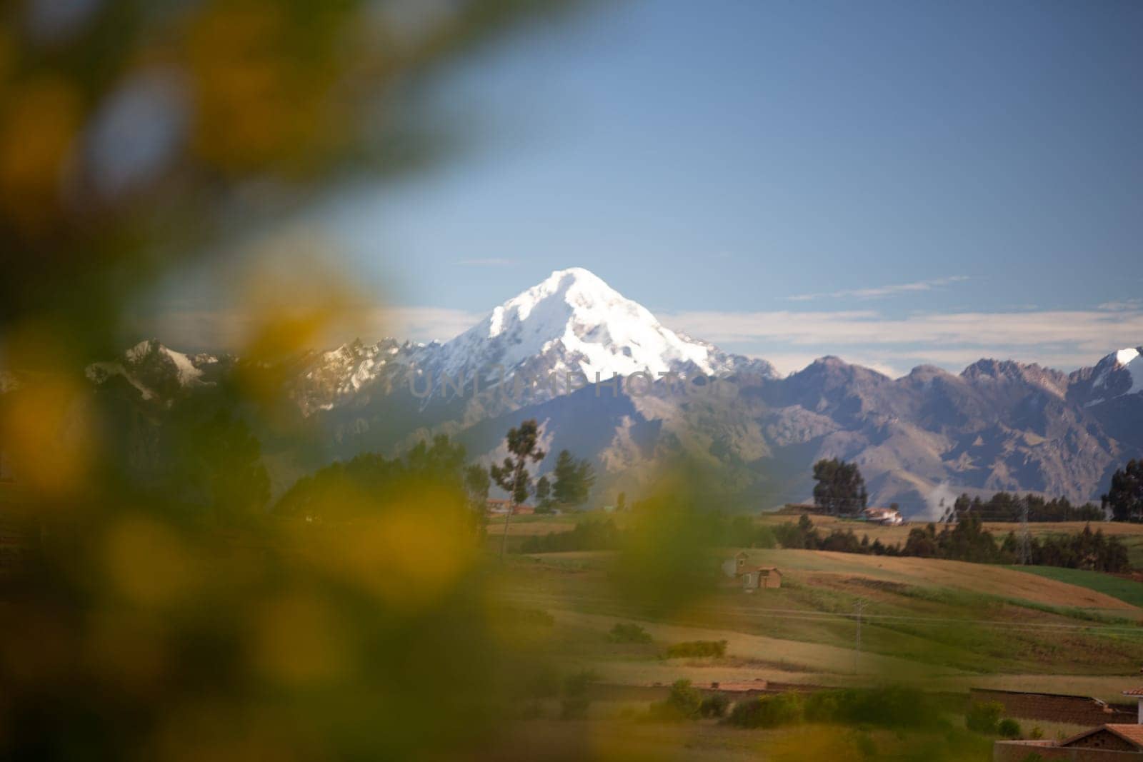 View of Nevado Veronica Mountain from a distance