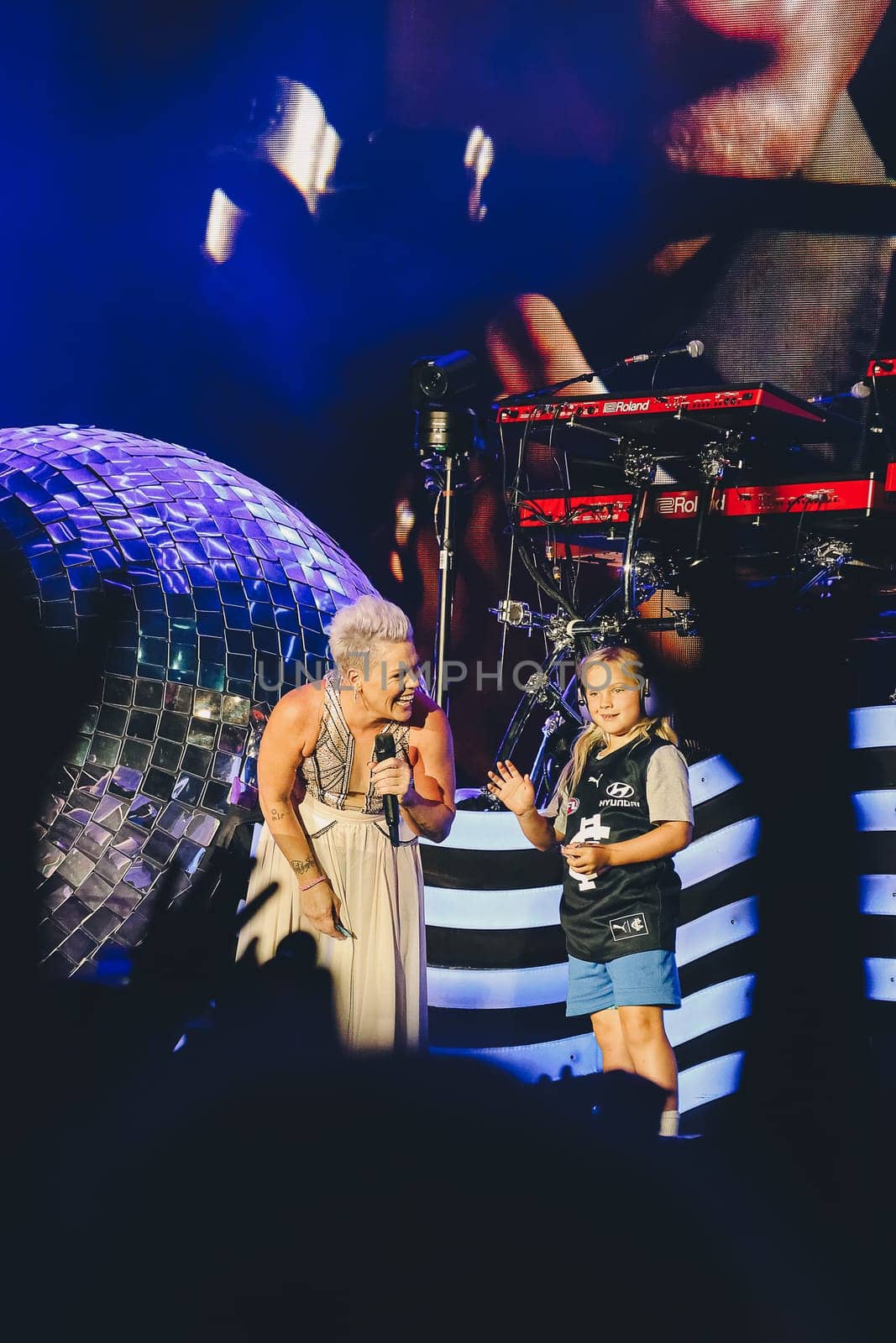 February 24th, 2024. Melbourne, VIC, Australia. Three-time Grammy Award-winning singer, performer, and international pop icon, PINK with The TRUSTFALL Summer CarnivalTour by mmp1206